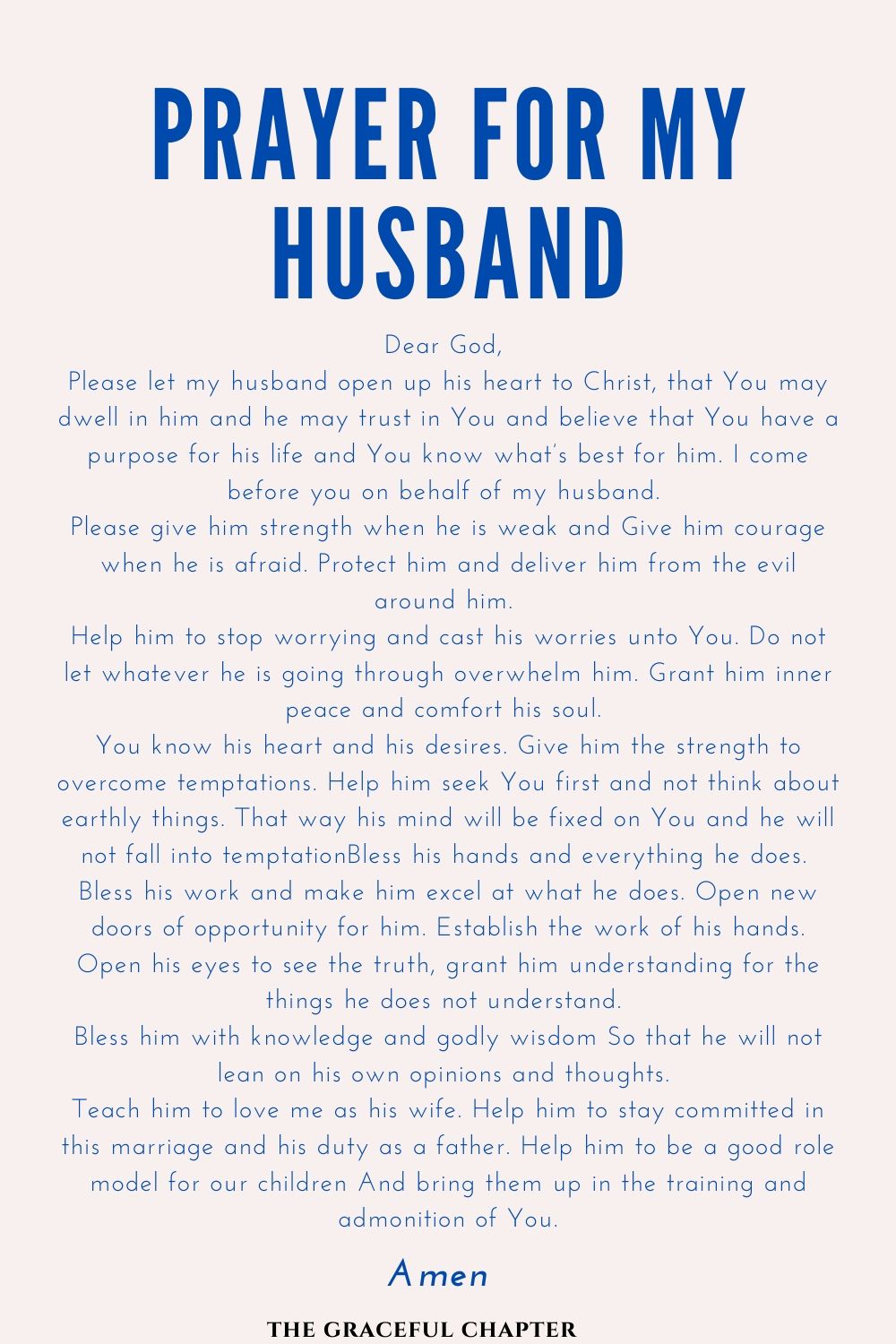 prayer for your husband
