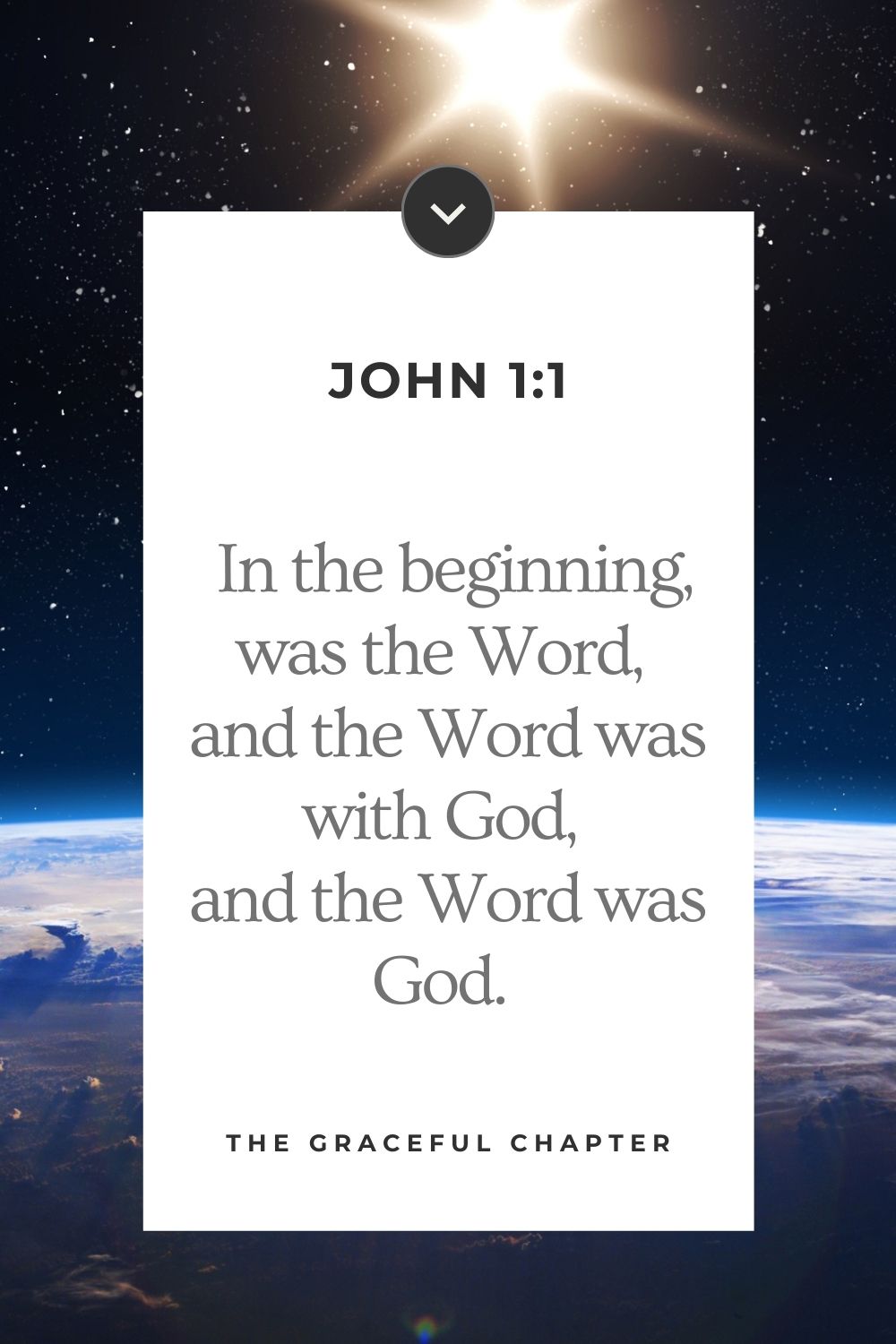  In the beginning, was the Word,  and the Word was with God,  and the Word was God. 
