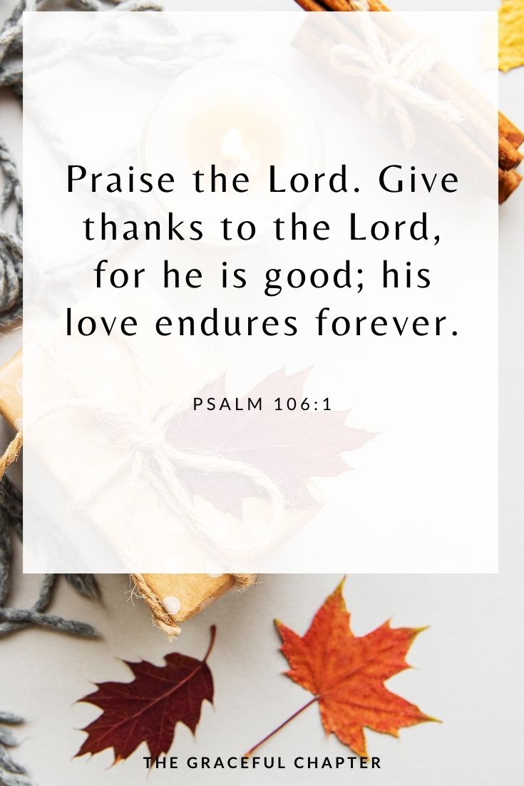 thanksgiving bible verse