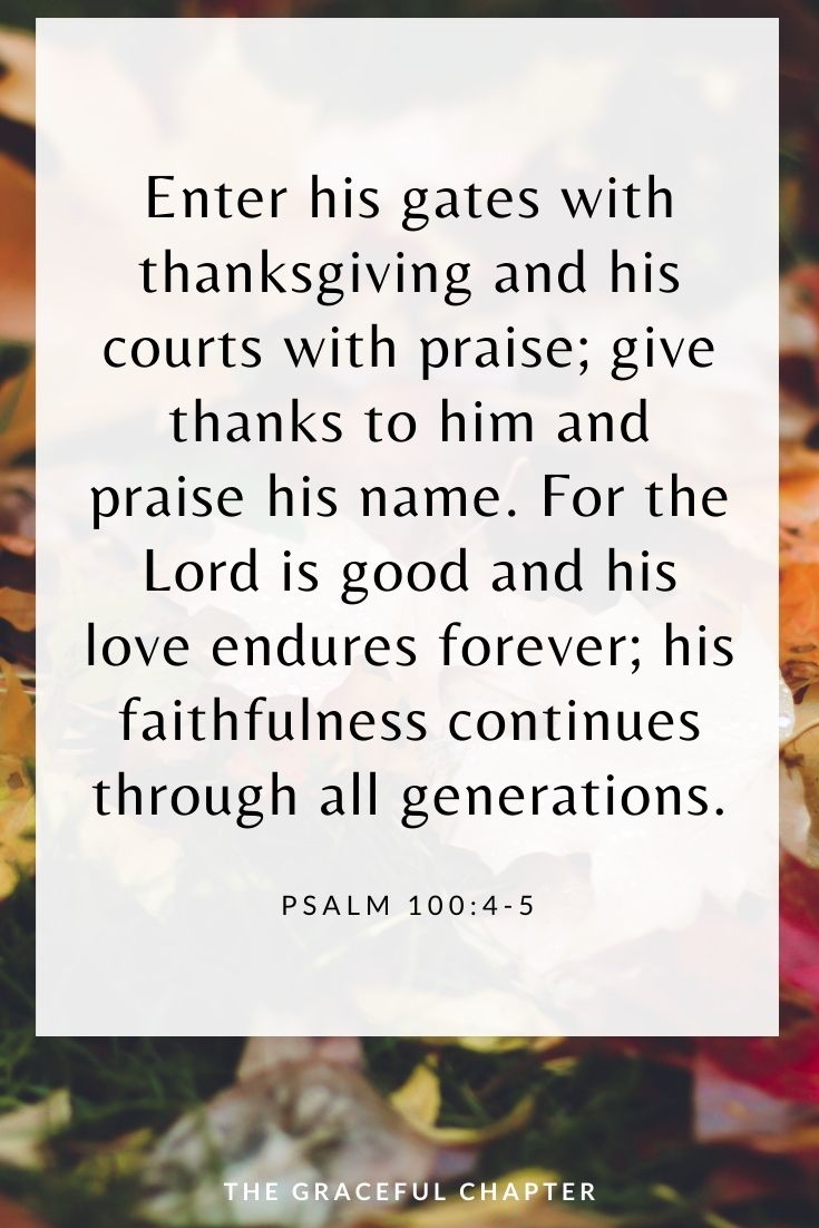 thanksgiving bible verse