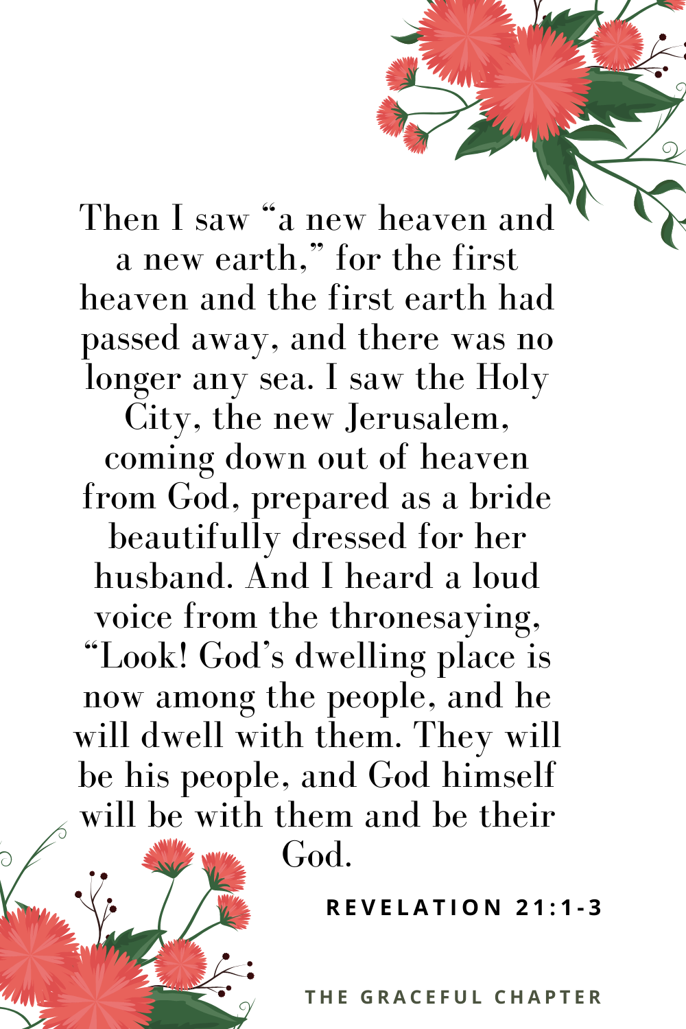 bible verses on new beginnings Revelation 21:1-3