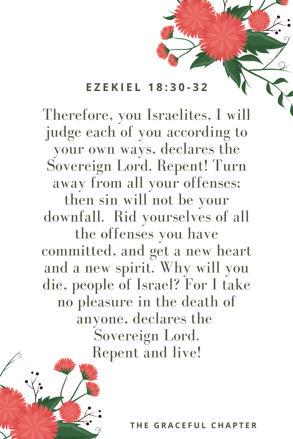 Ezekiel 18:30-32