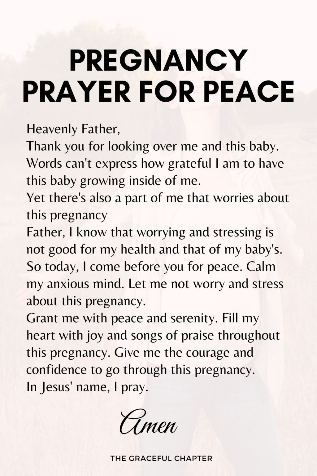 11 Important Prayers For Pregnant Women - The Graceful Chapter