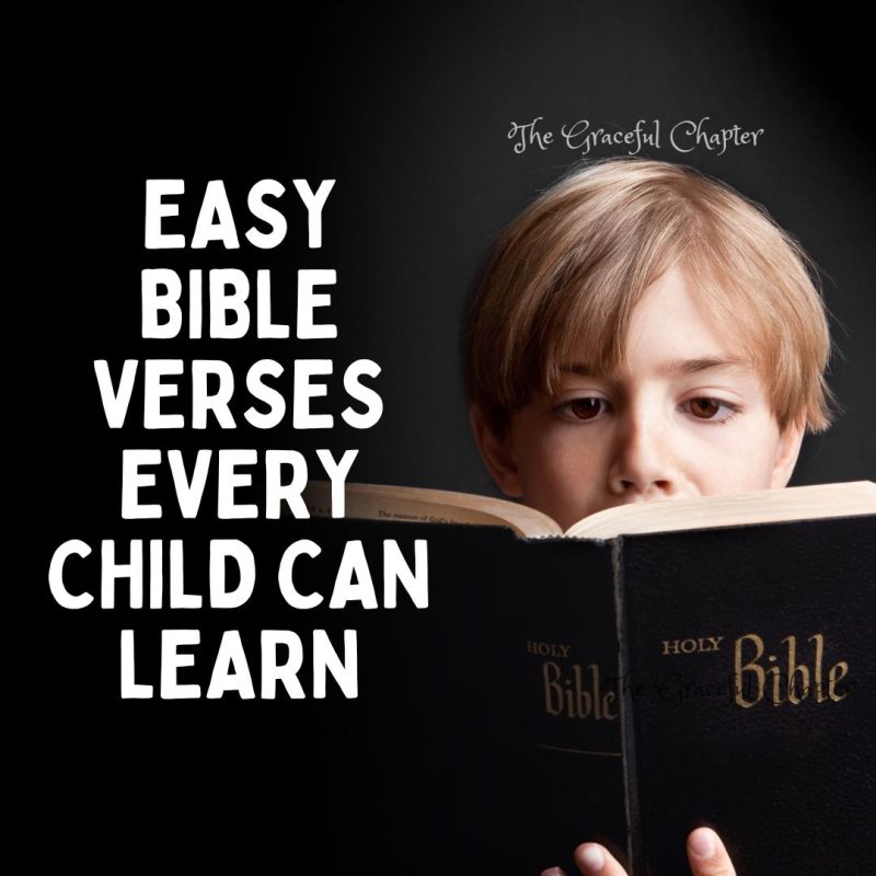60+ Simple Bible Verses for Kids