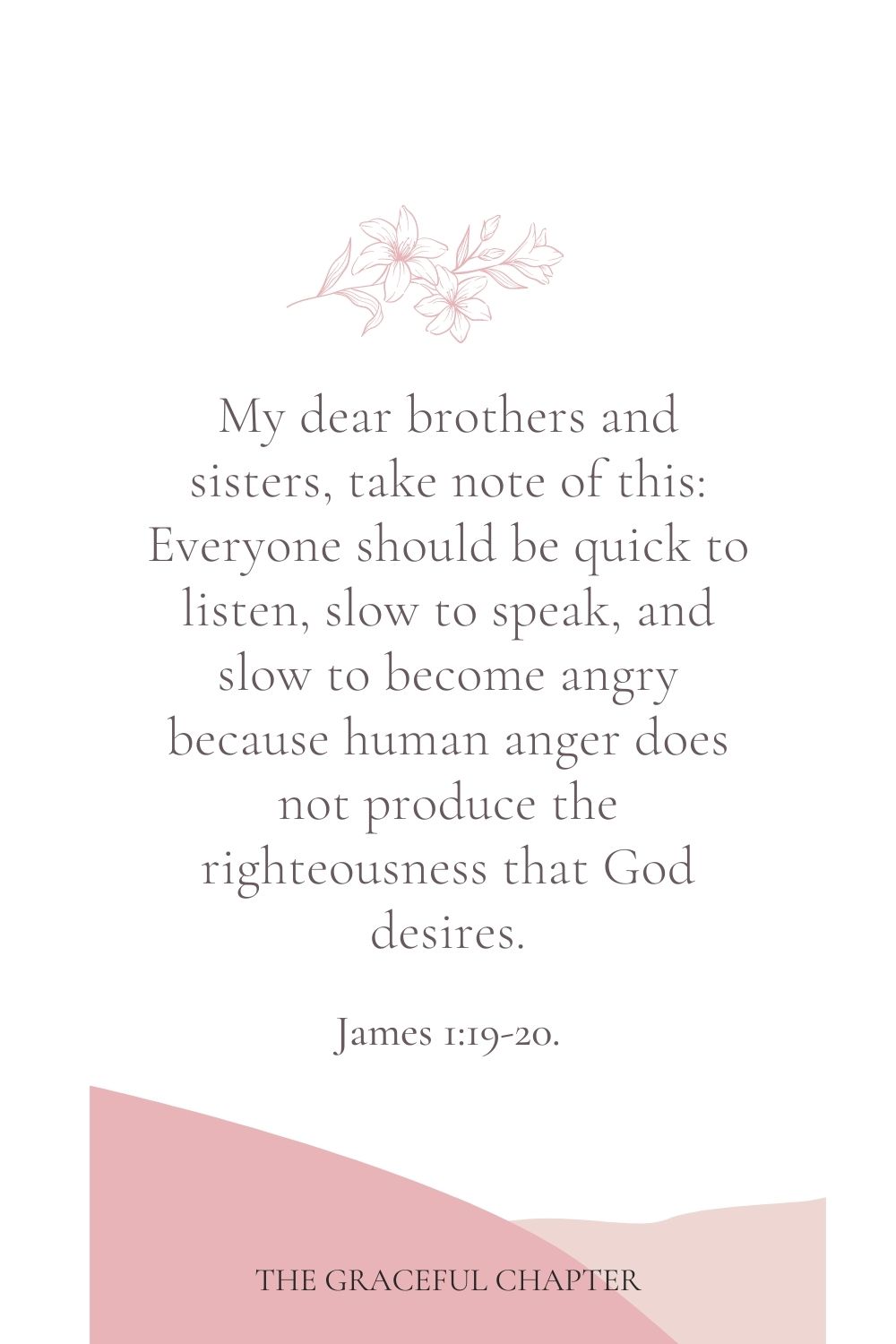 James 1:19-20.