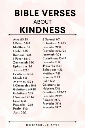 35 Enlightening Bible Verses About Kindness - The Graceful Chapter