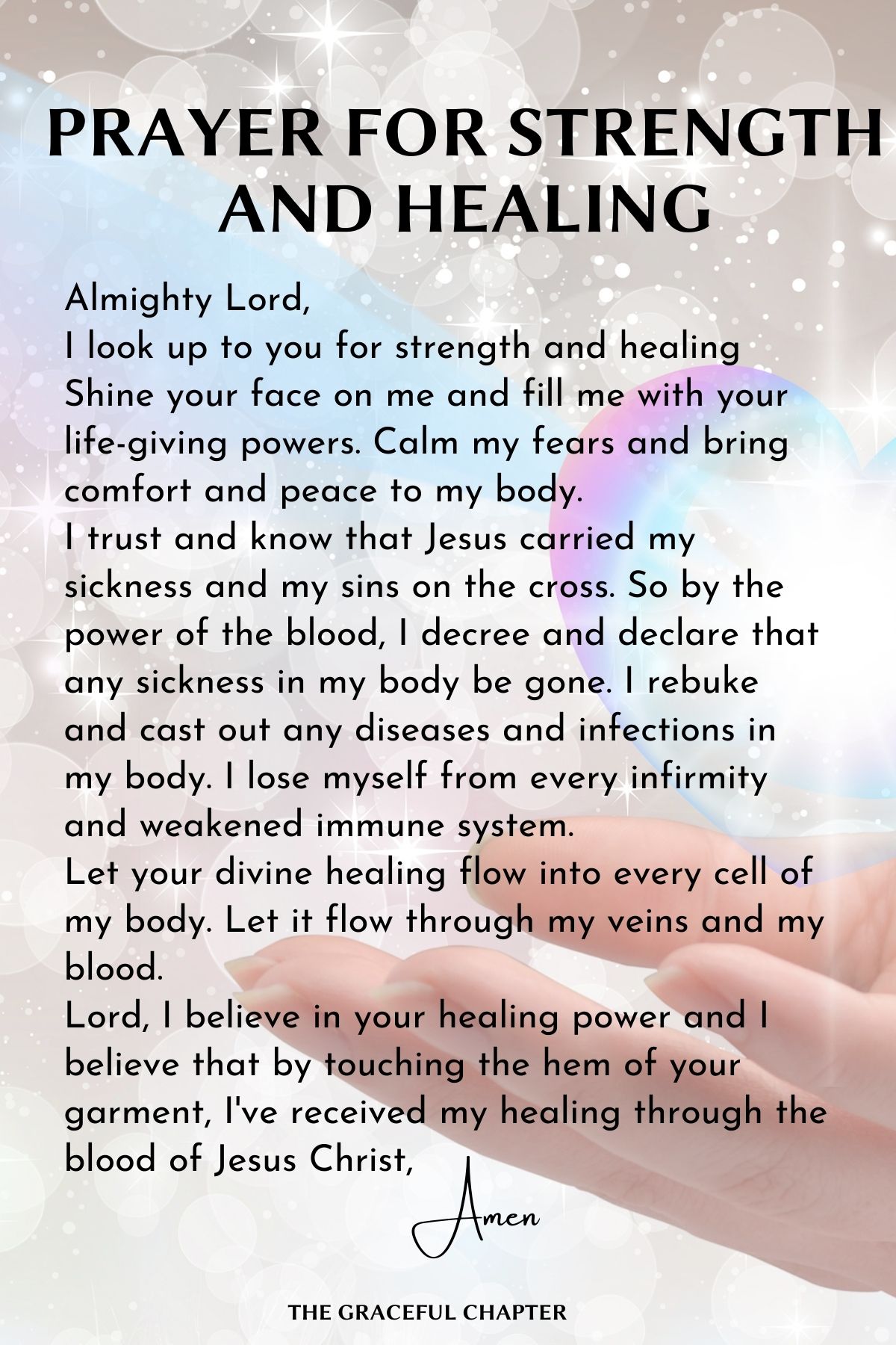 20 Short Prayers For Healing - The Graceful Chapter