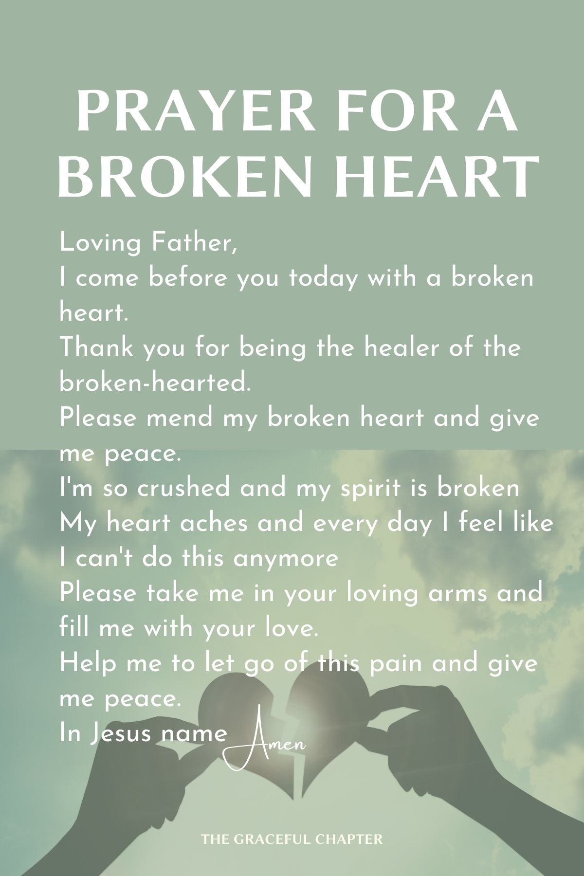 Prayer for a broken heart