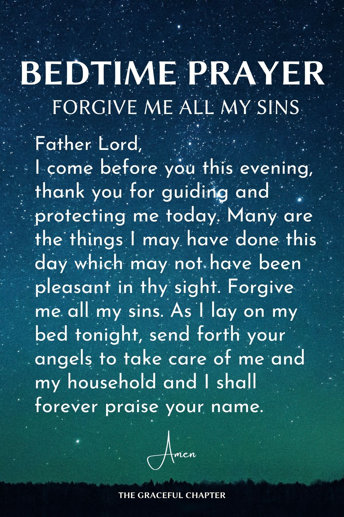 Forgive me all my sins