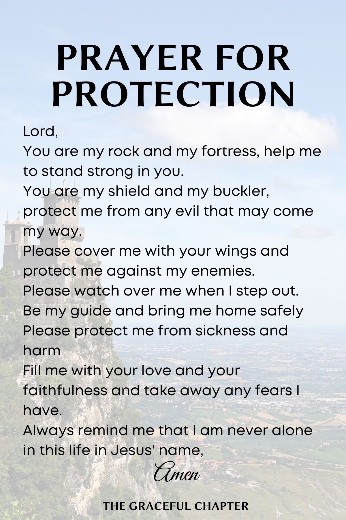 Prayer for protection