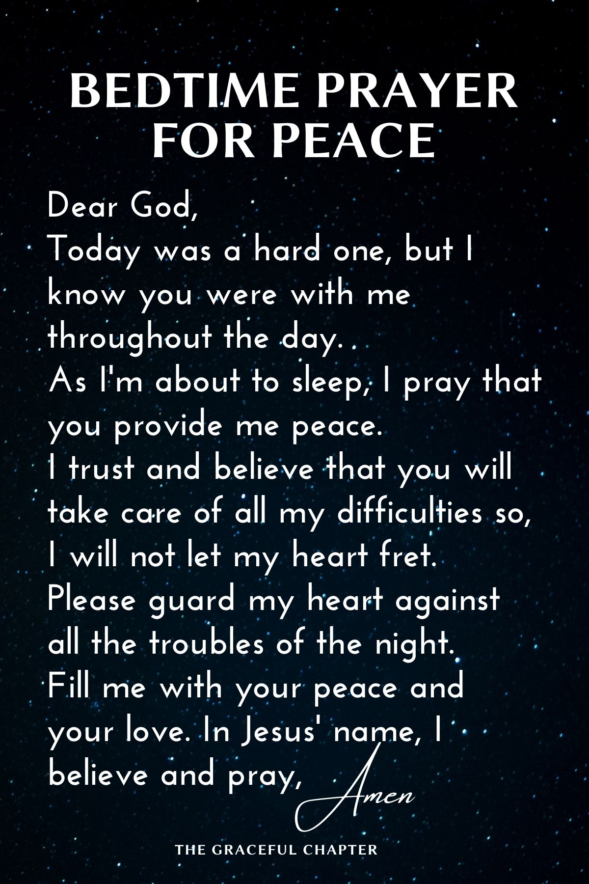 Bedtime Prayer