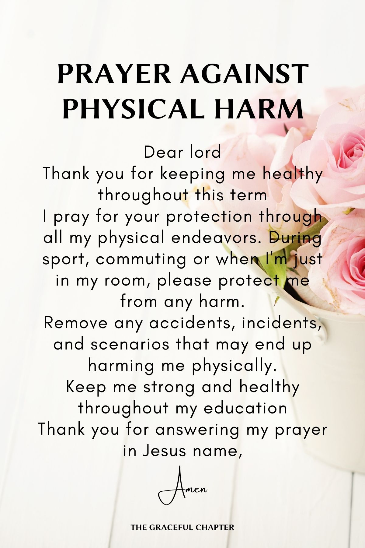 Prayer against physical harm