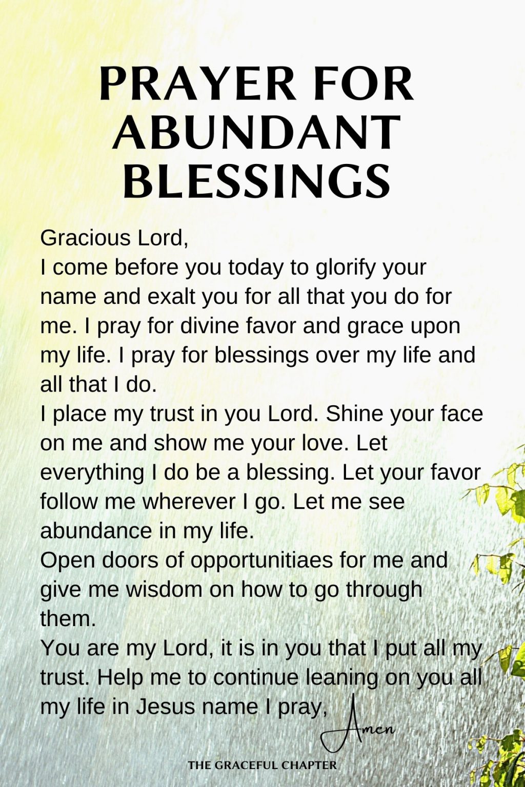 43 Bible Verses About Blessings - The Graceful Chapter