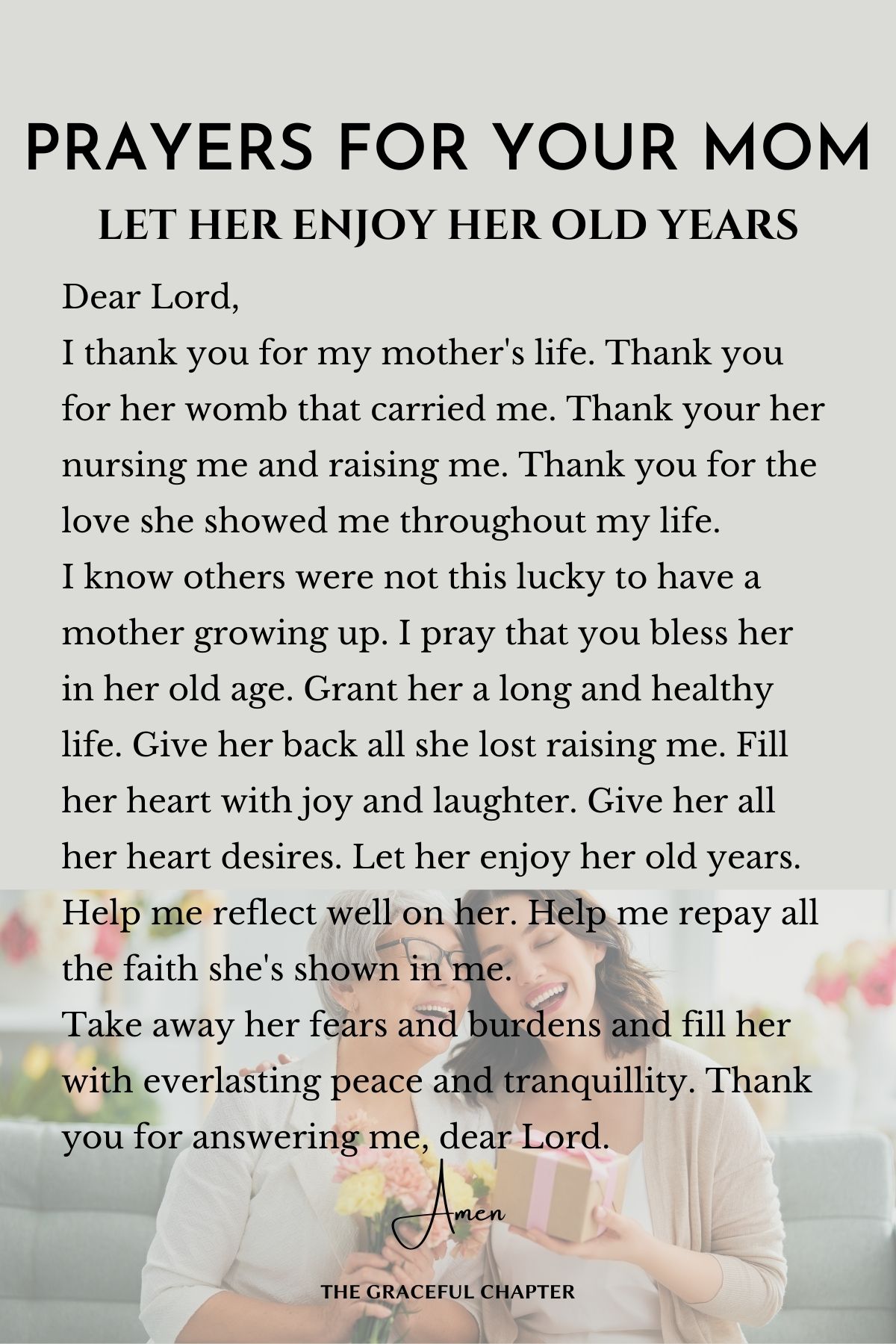 journey prayer for my mom