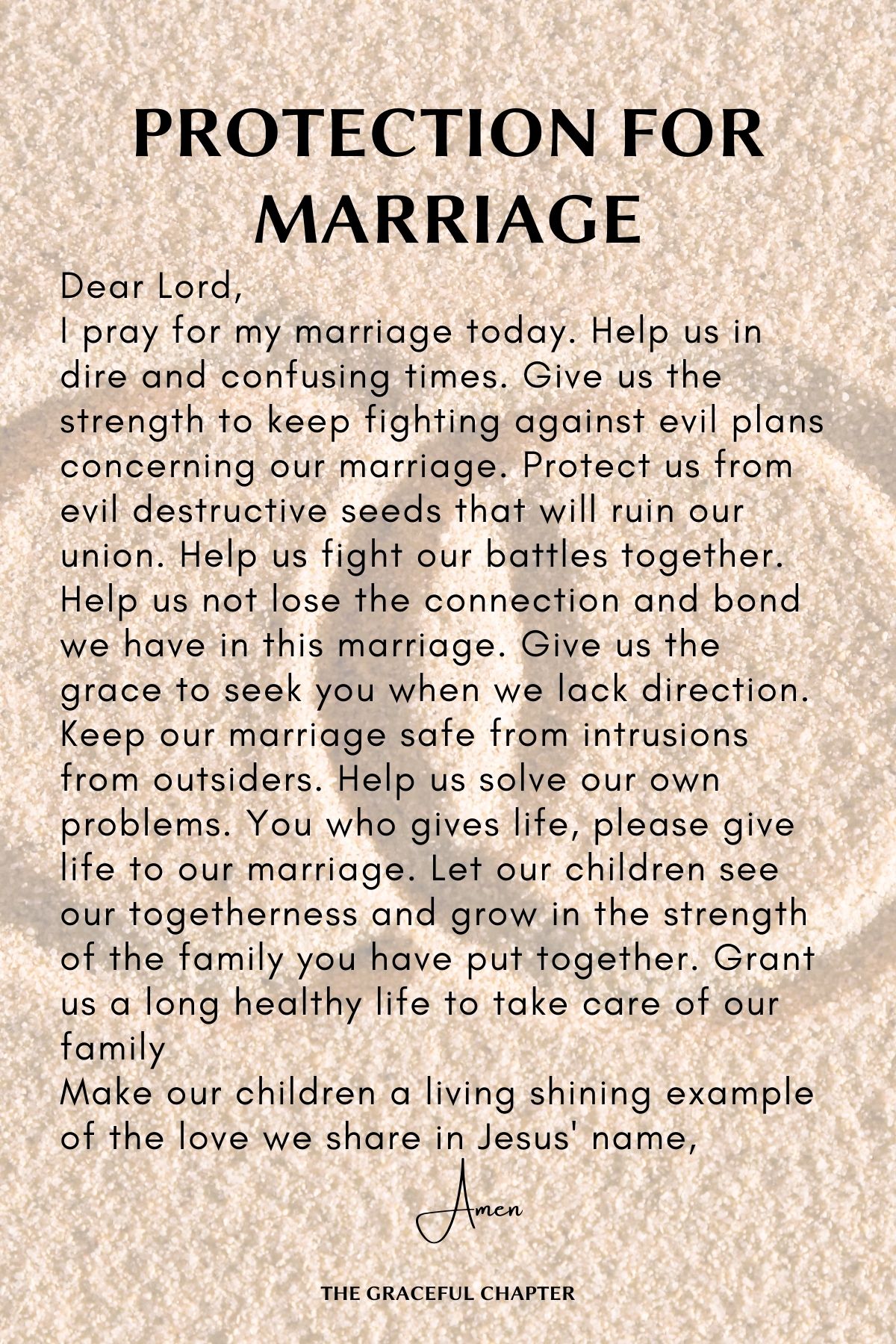 Prayers for Protection for marriage