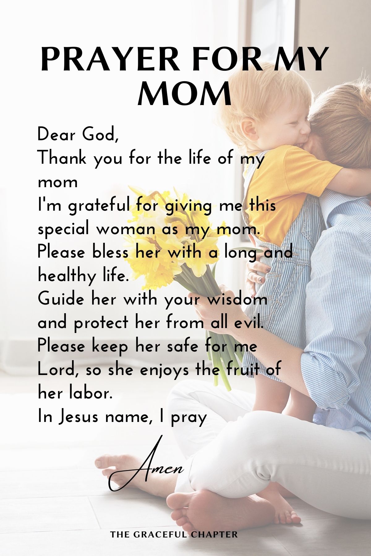 journey prayer for my mom