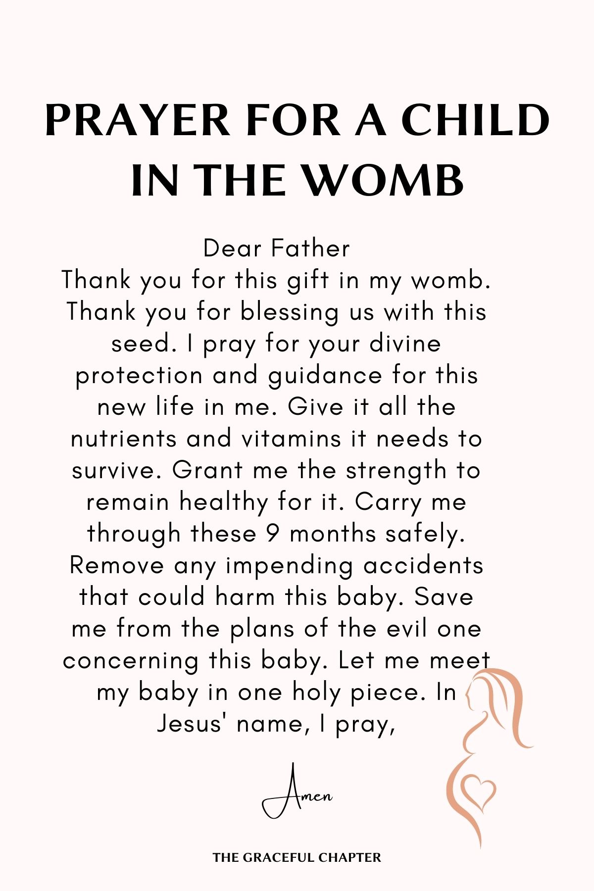 Prayer for a child in the womb