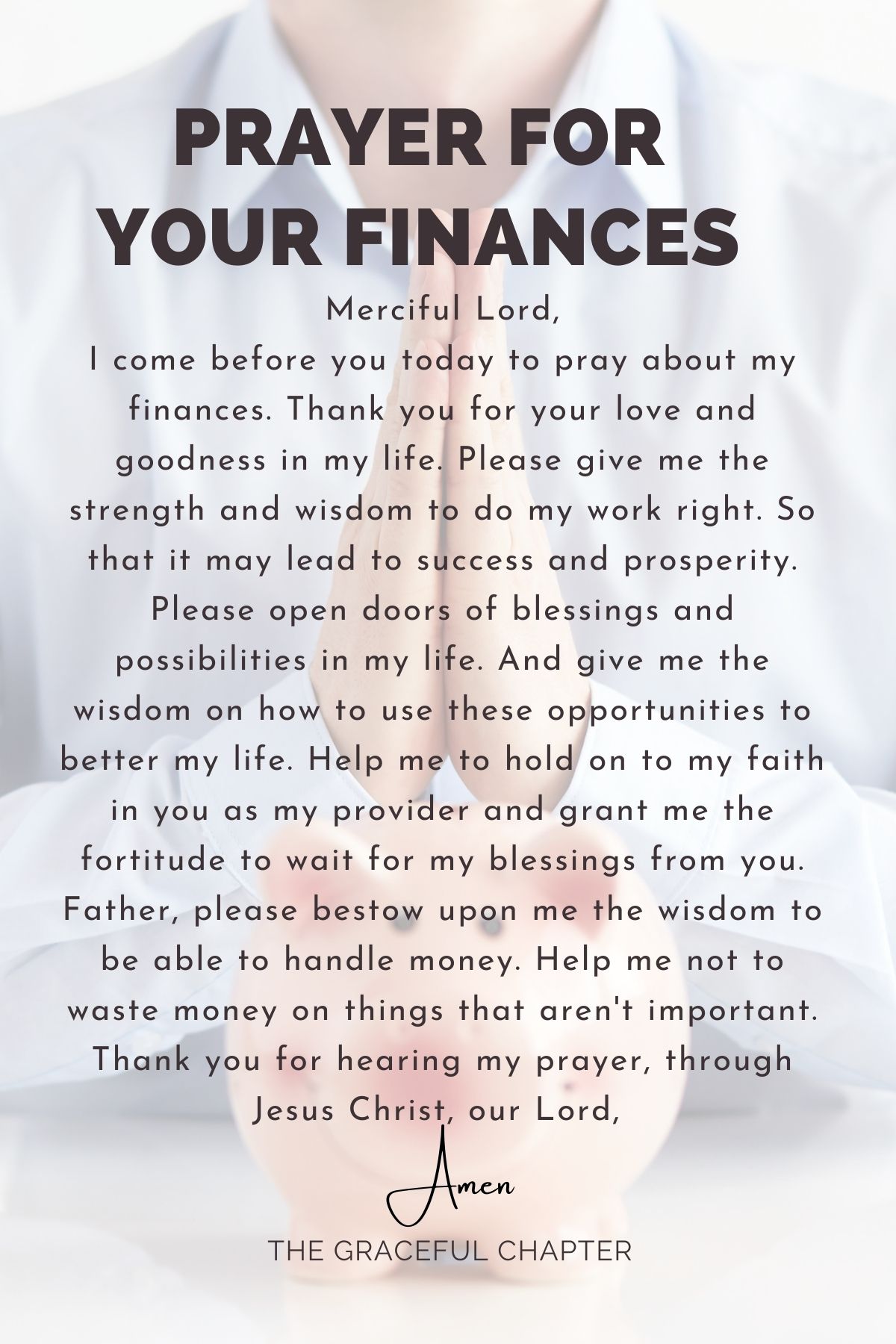 Prayer for your finances