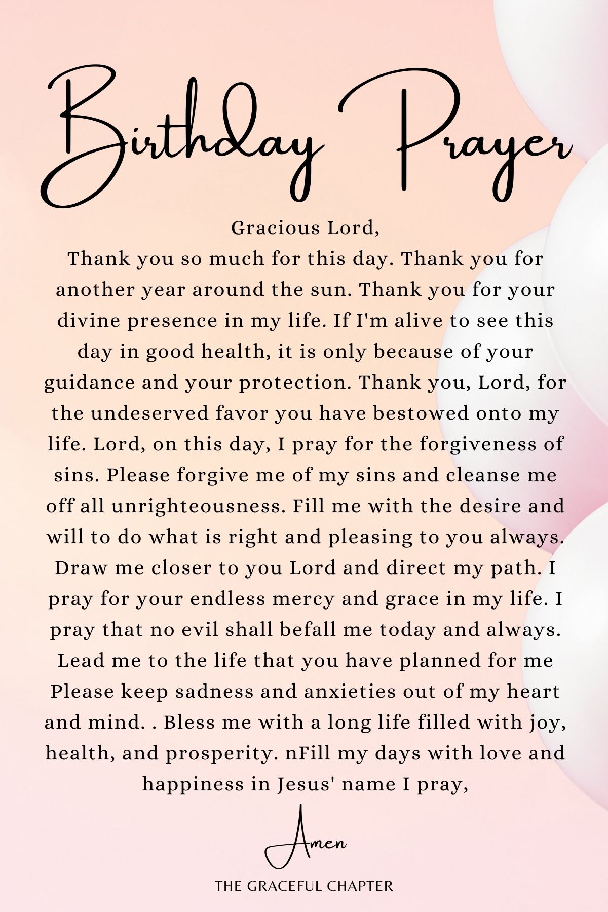 birthday prayer