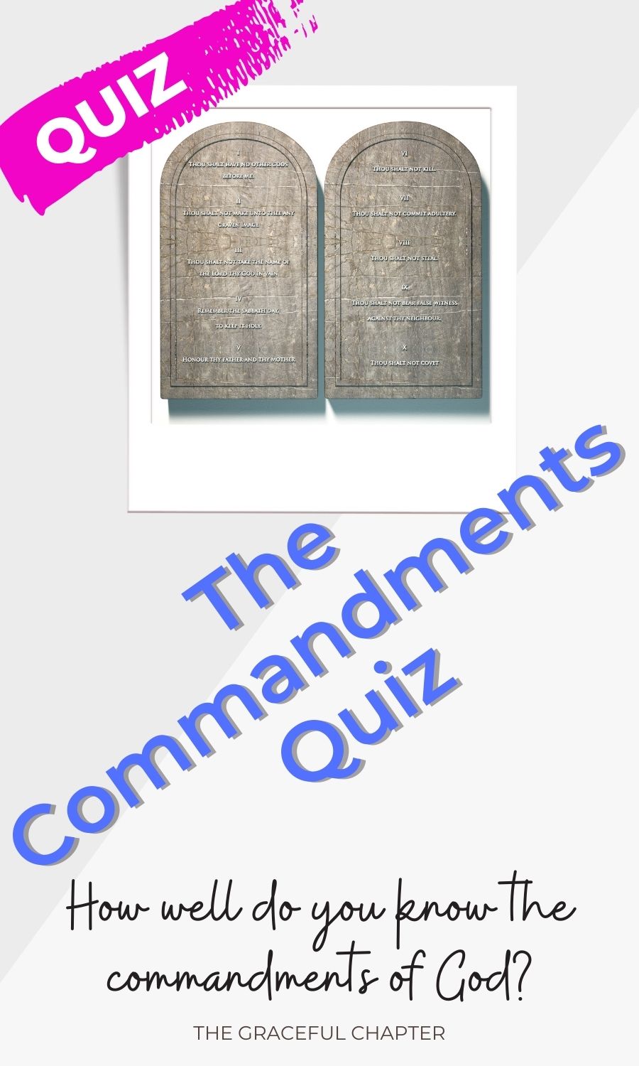 the commandments quiz