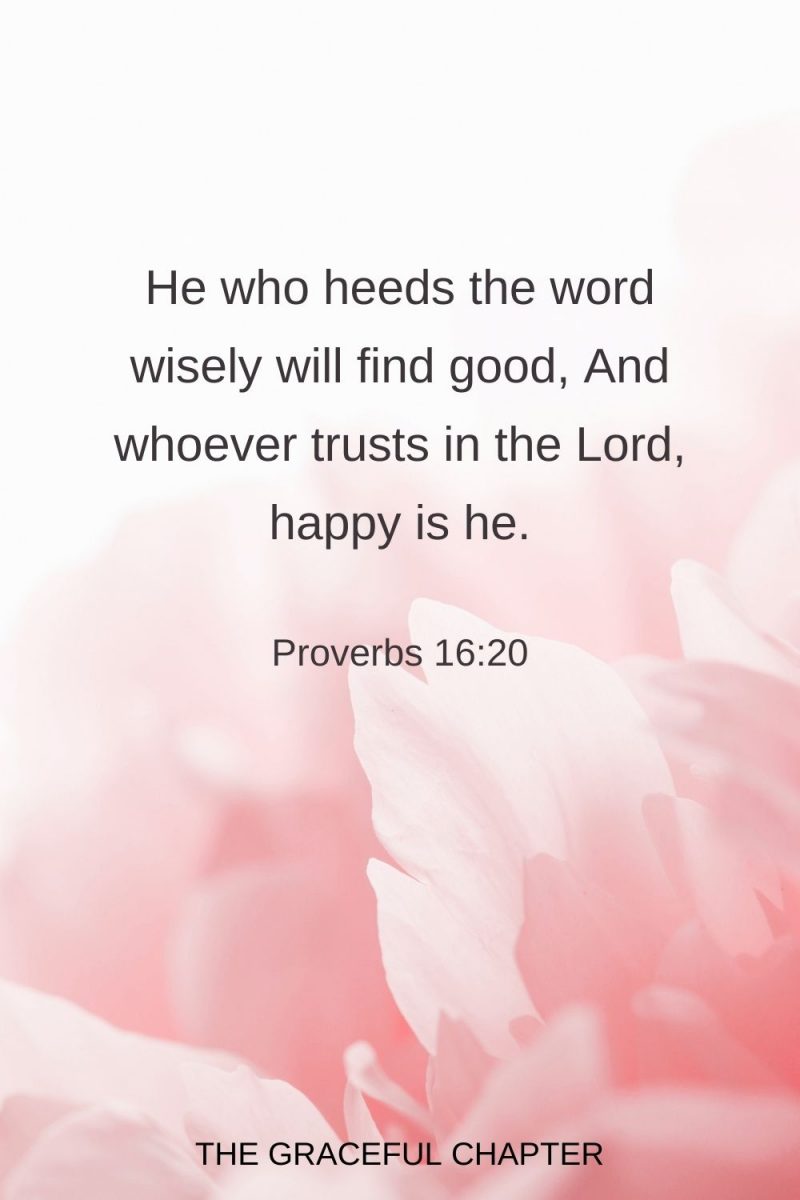 38 Bible Verses About Happiness - The Graceful Chapter