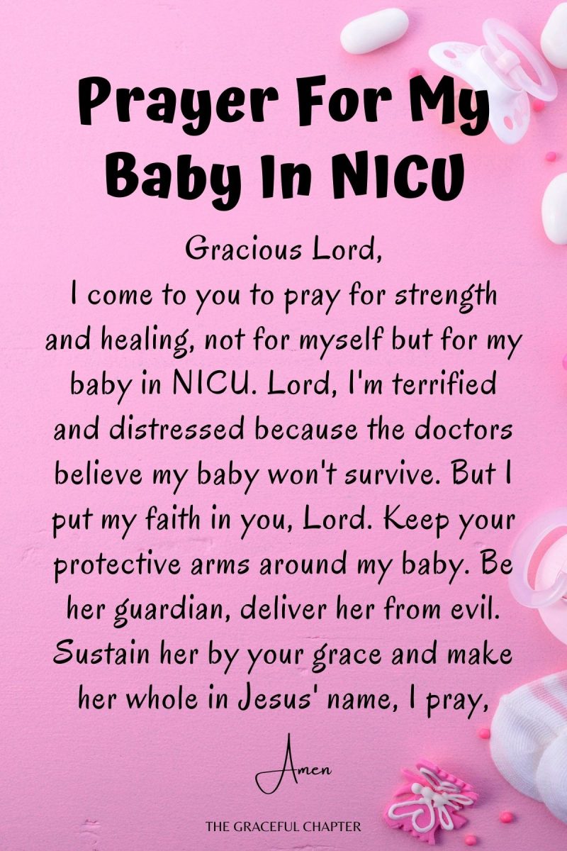 19 Prayers For Premature Babies - The Graceful Chapter