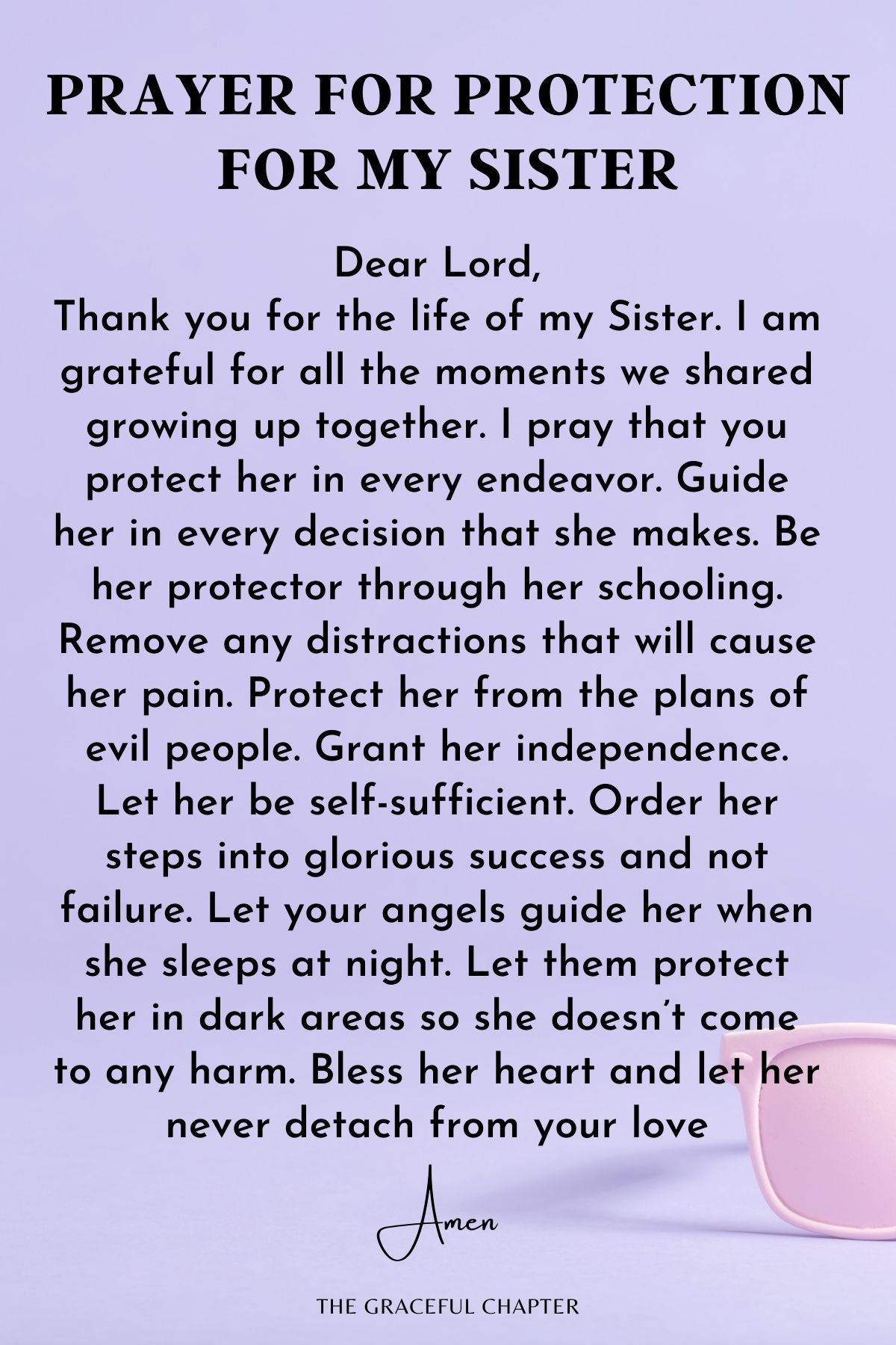 Prayer For My Sister