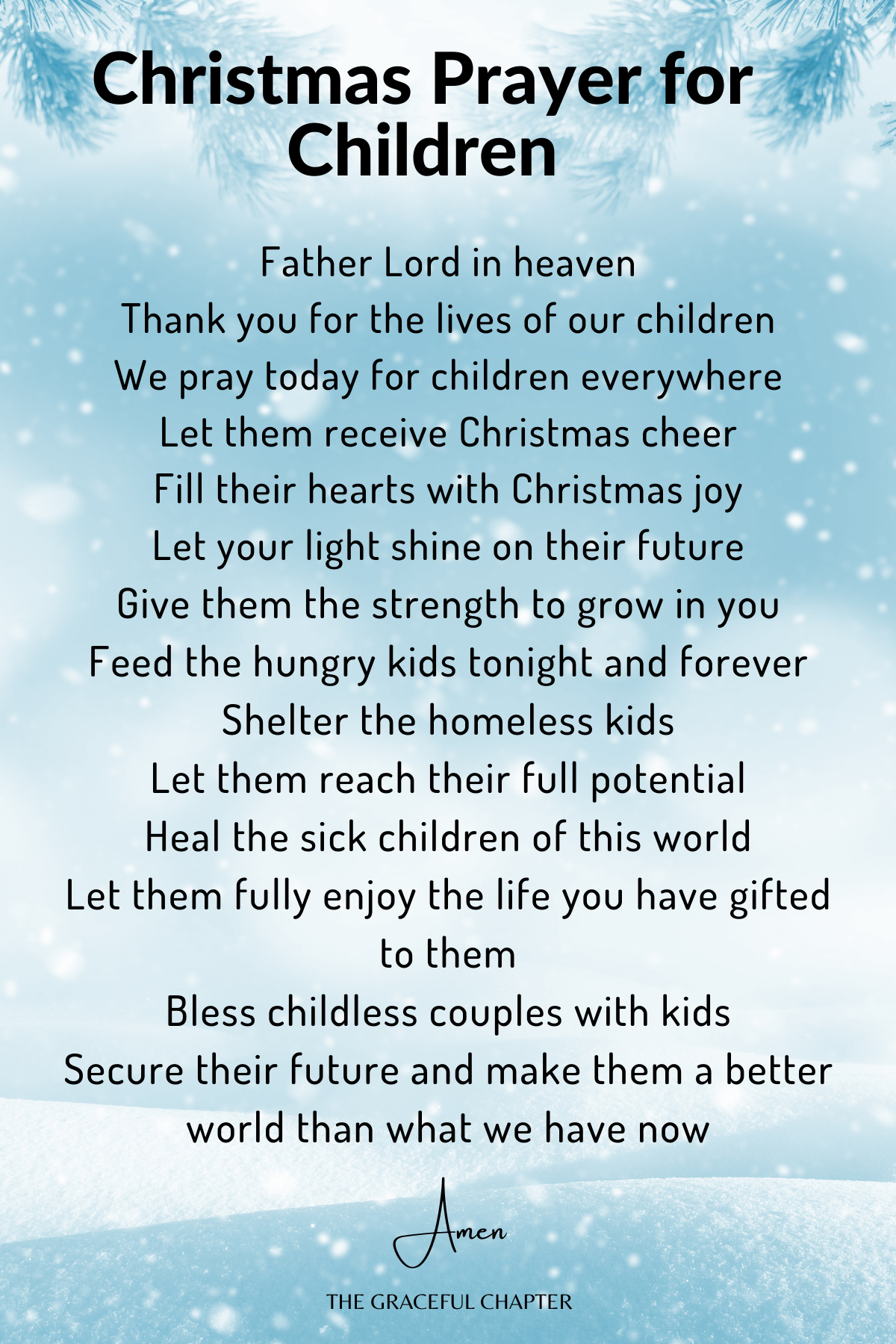 15 Beautiful Christmas Prayers - The Graceful Chapter