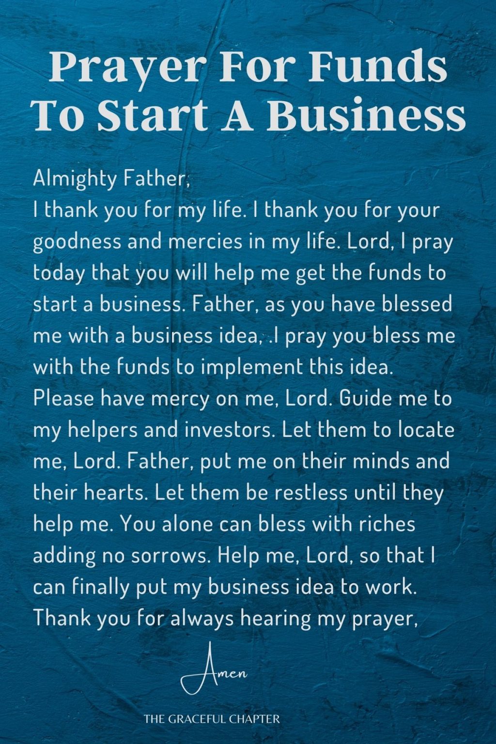 14 Good Prayers For My Business - The Graceful Chapter