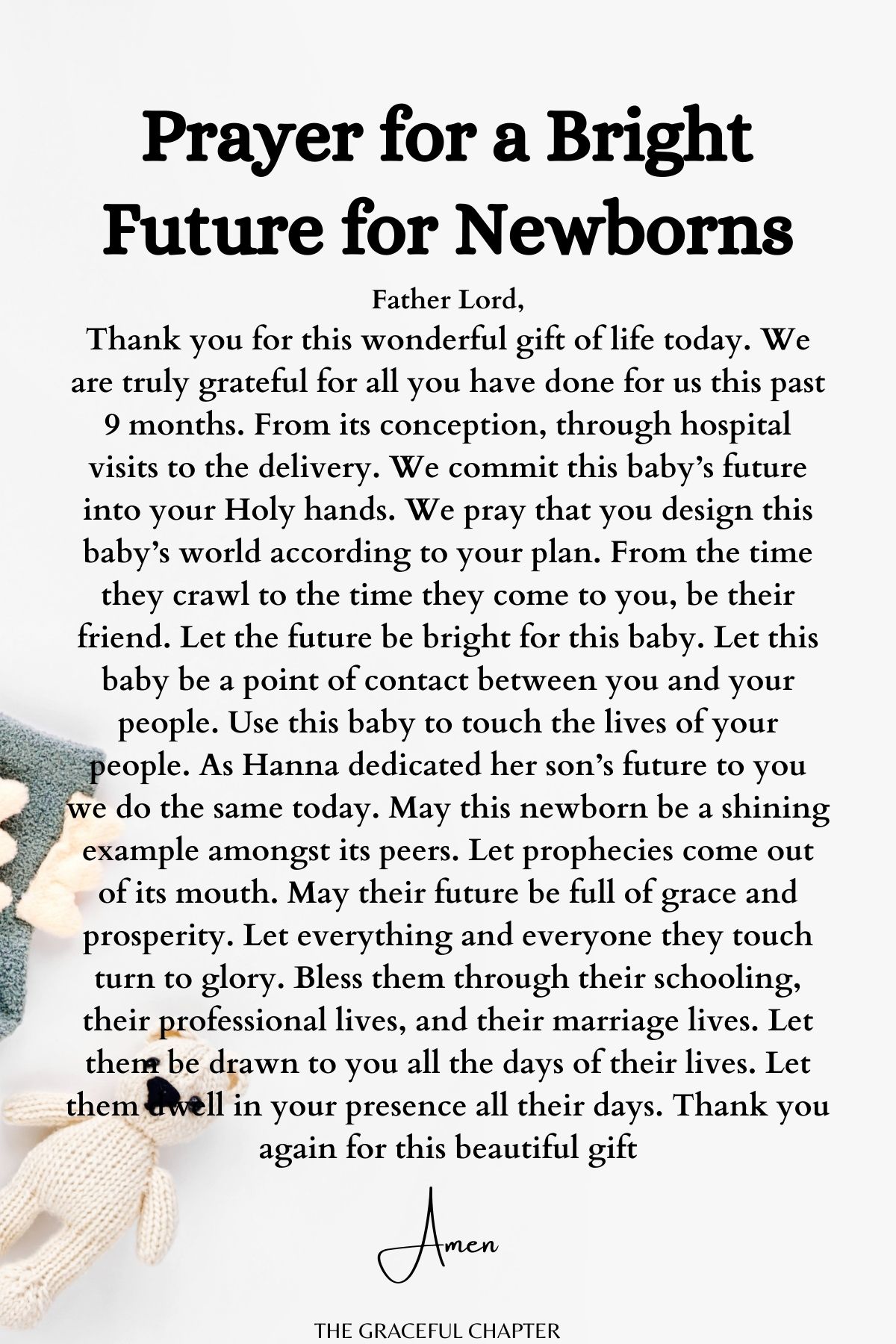 Prayers for Newborns