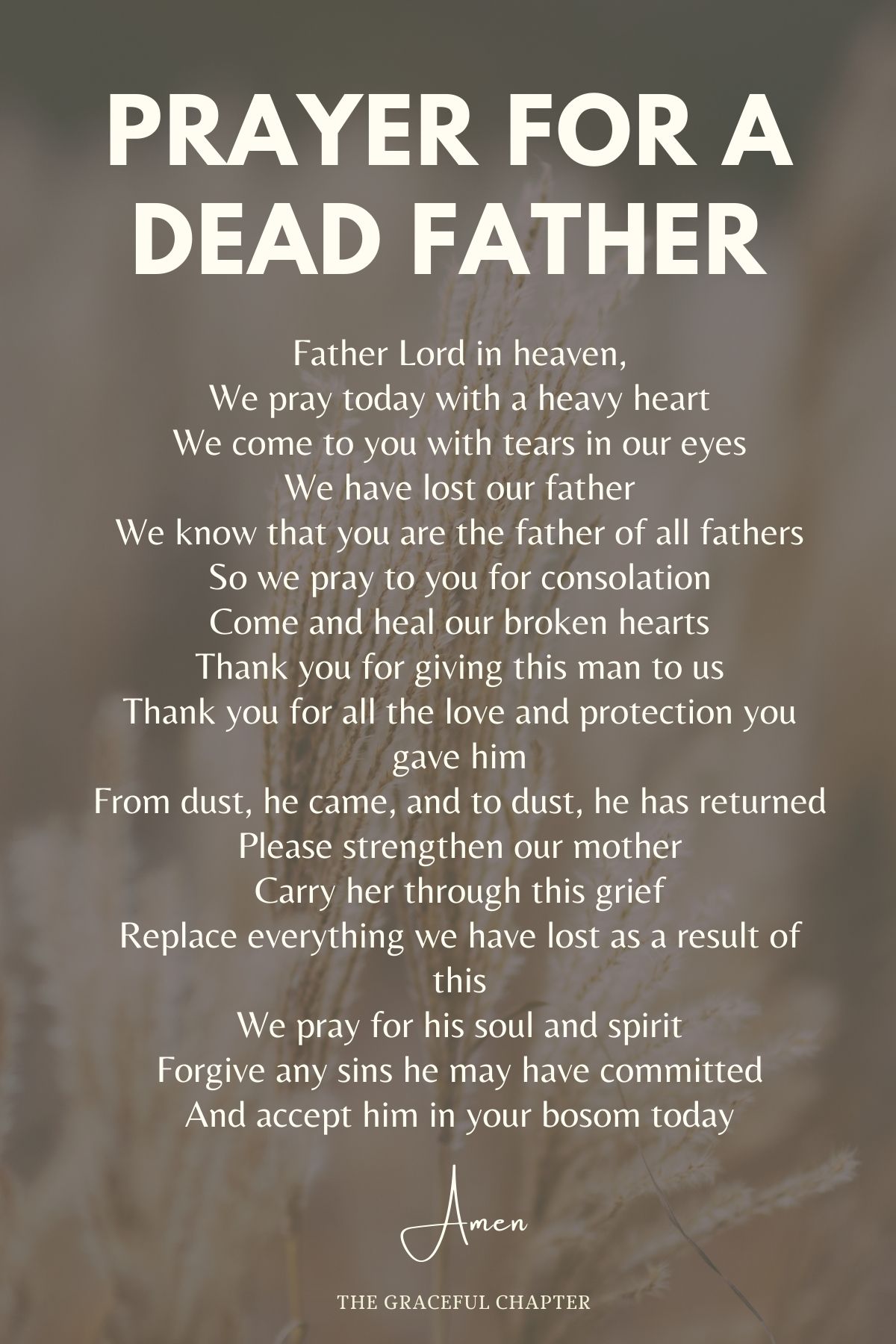 Native American Prayer For Loss Of Loved One