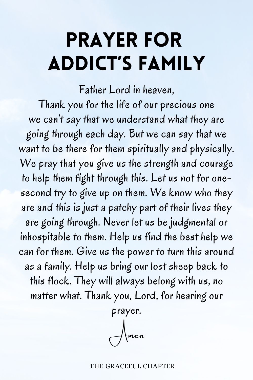 10 Prayers Against Addiction - The Graceful Chapter