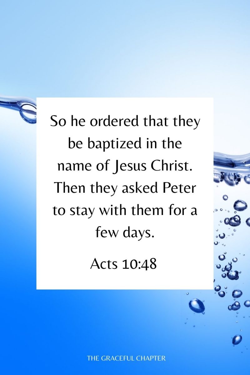 40 Bible Verses About Baptism The Graceful Chapter