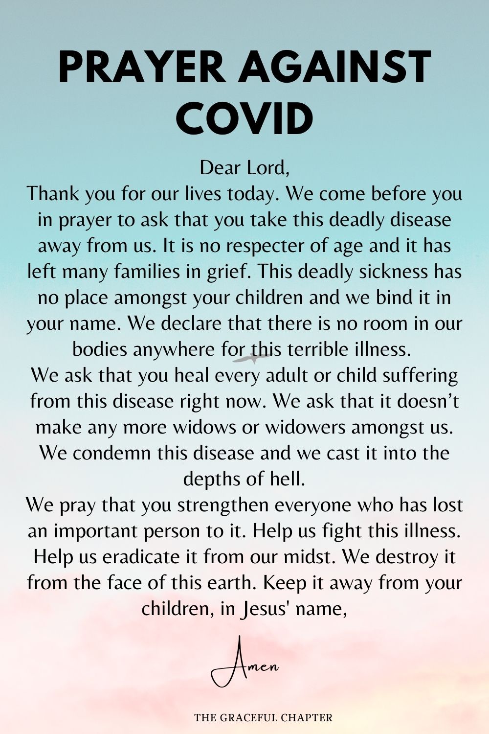 Prayer against COVID