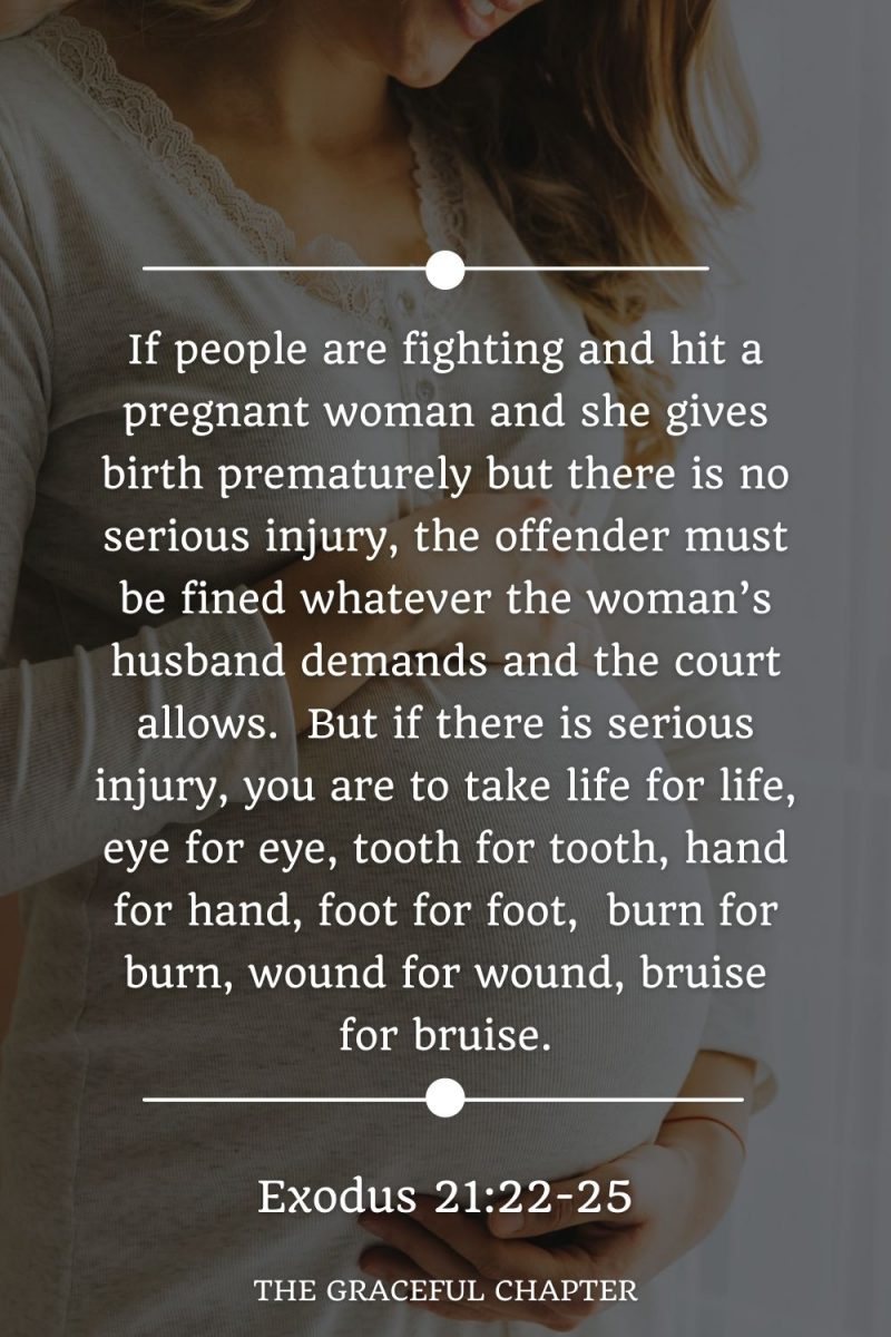 37 Bible Verses About Abortion - The Graceful Chapter