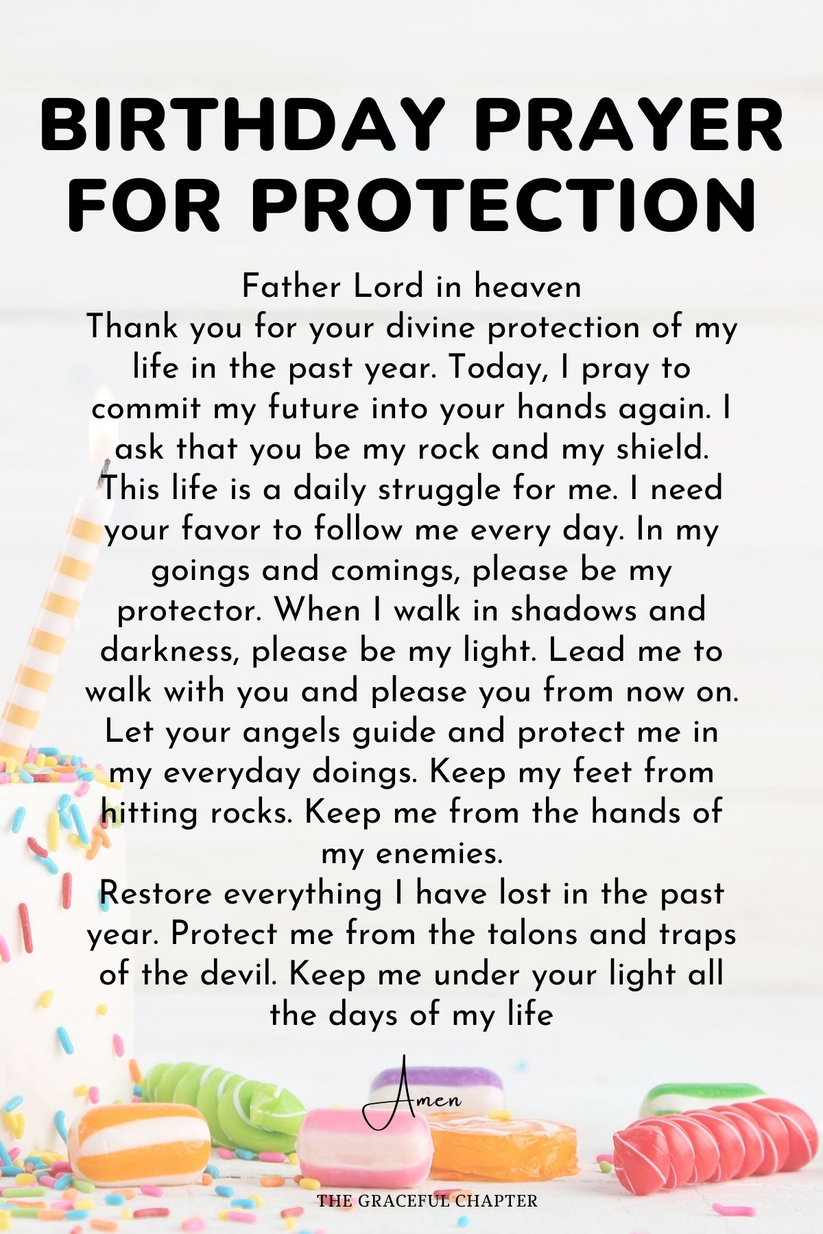 Birthday Prayer for Protection