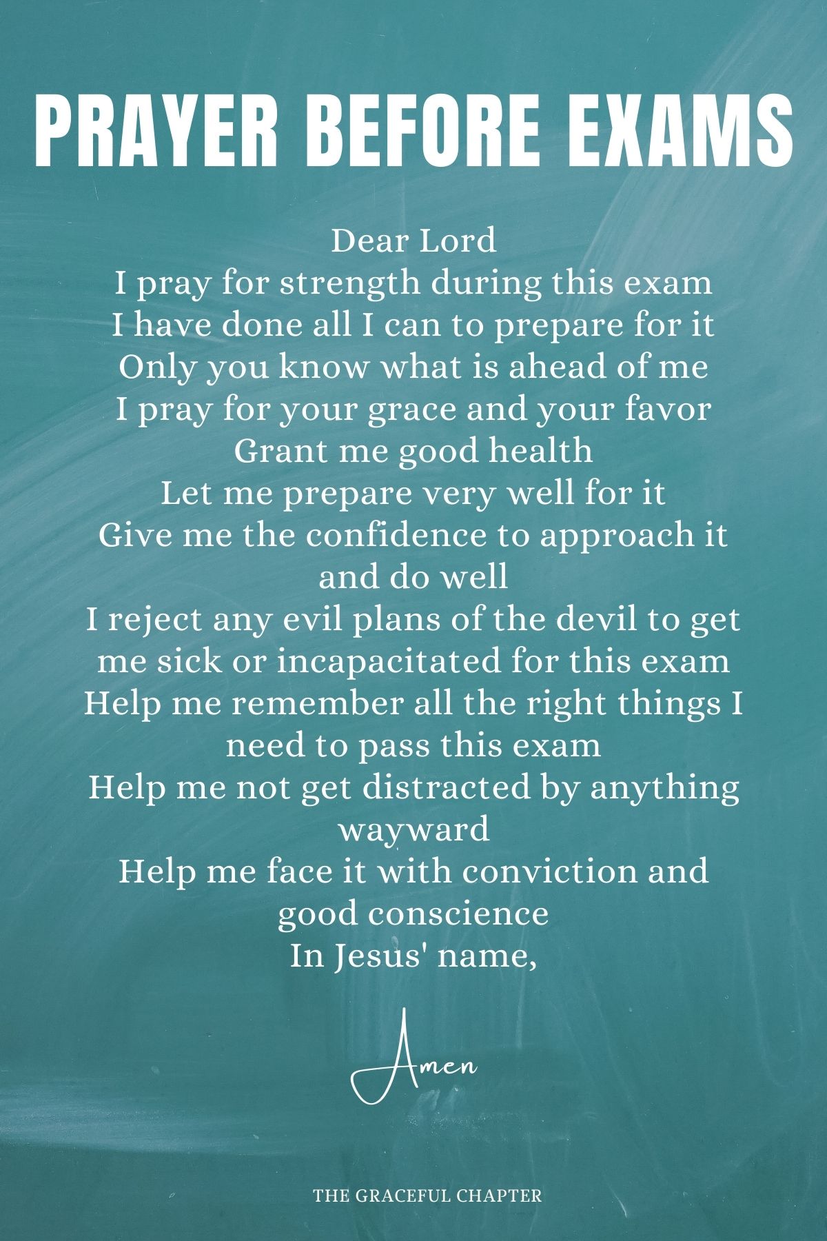 Prayer To Pass Nursing Board Exam