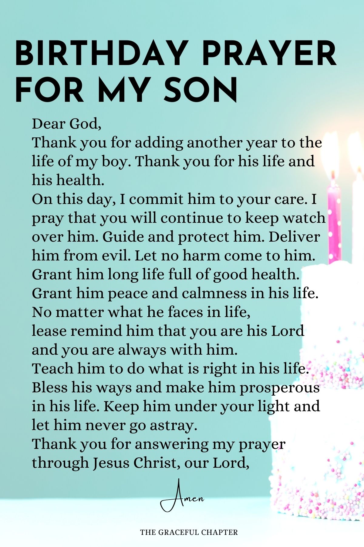 Birthday Prayer for Son 3