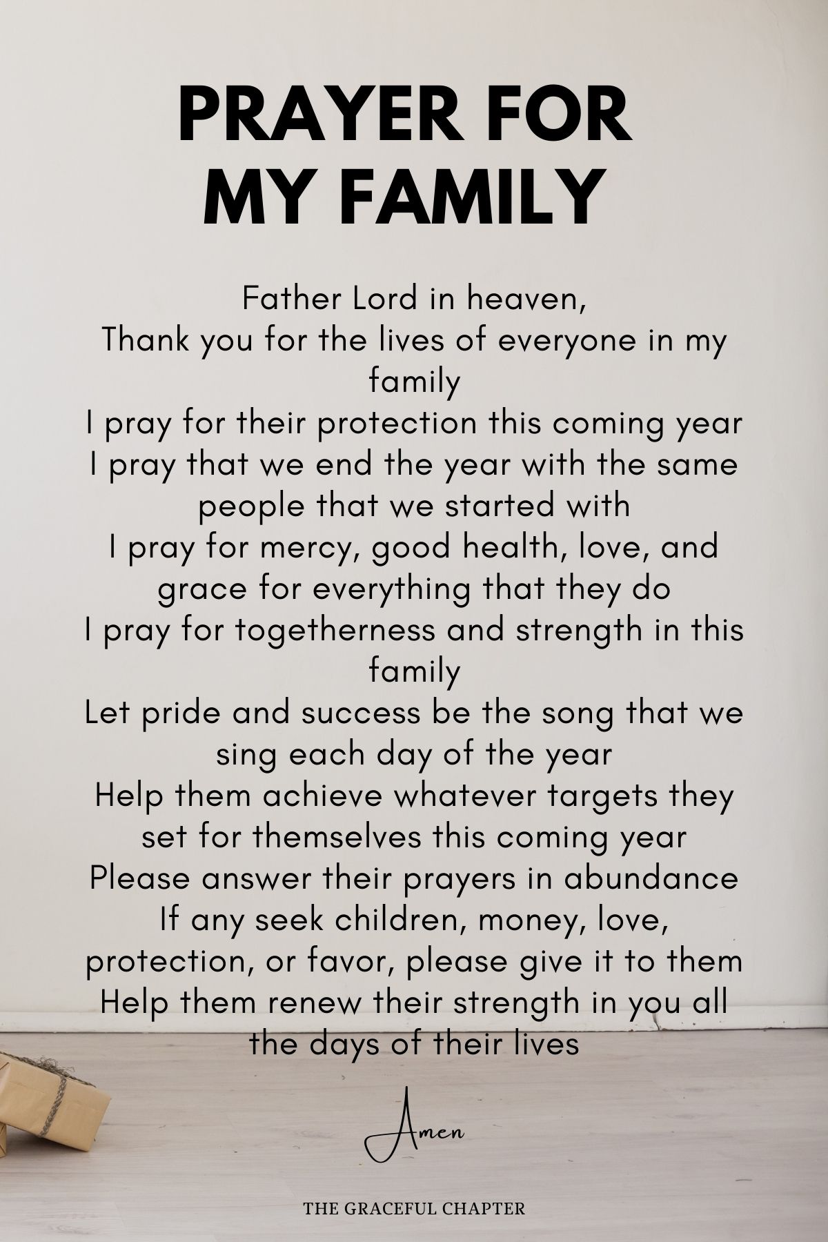 Prayer for Family