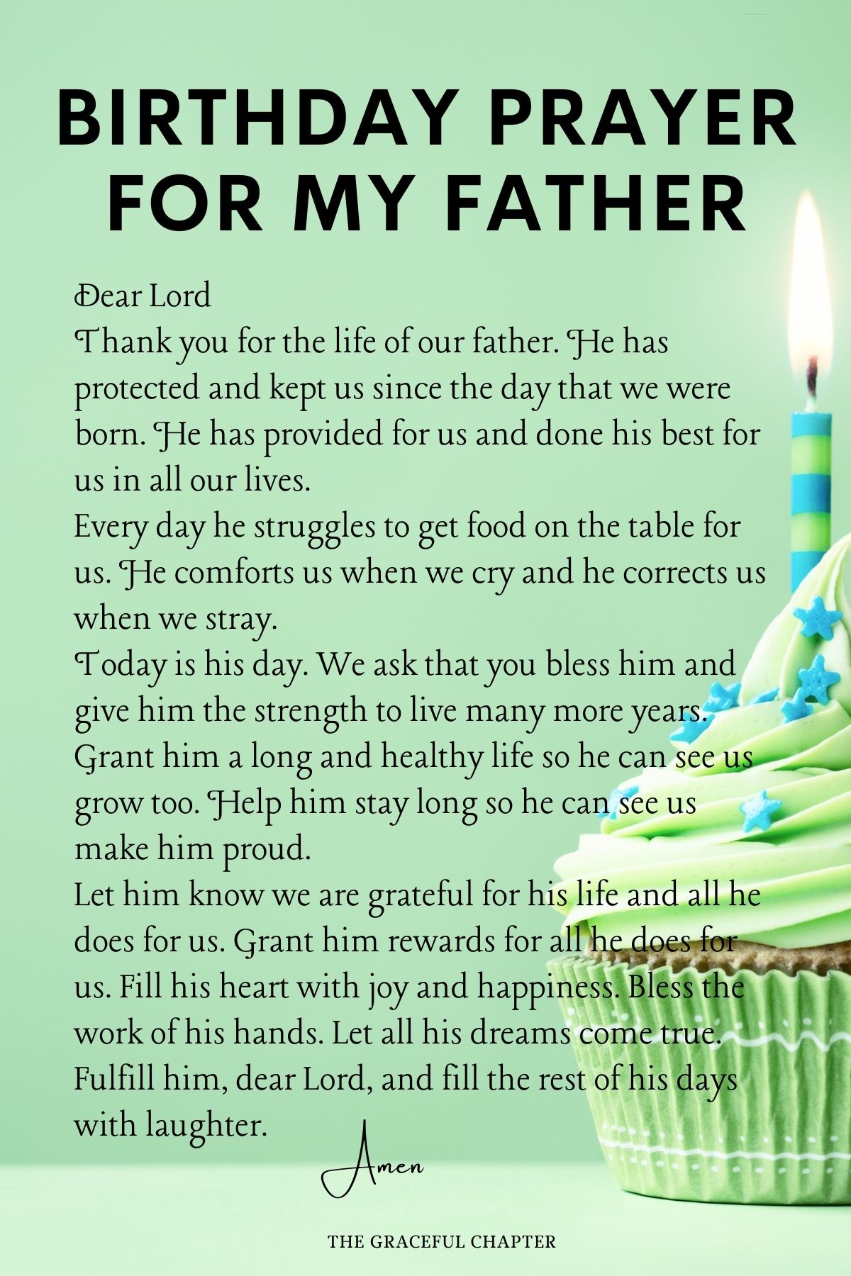 Birthday Prayer for my Father