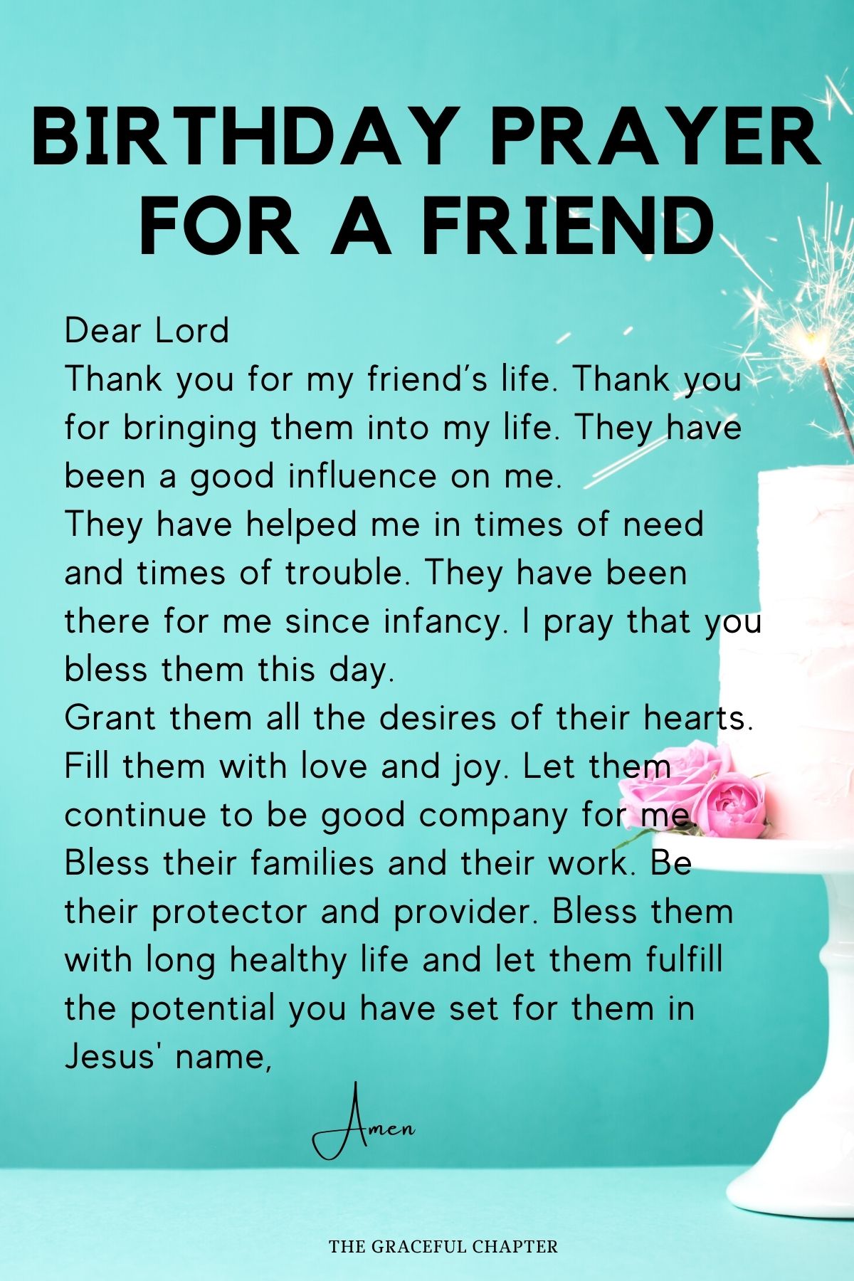 Birthday Prayer for A Friend