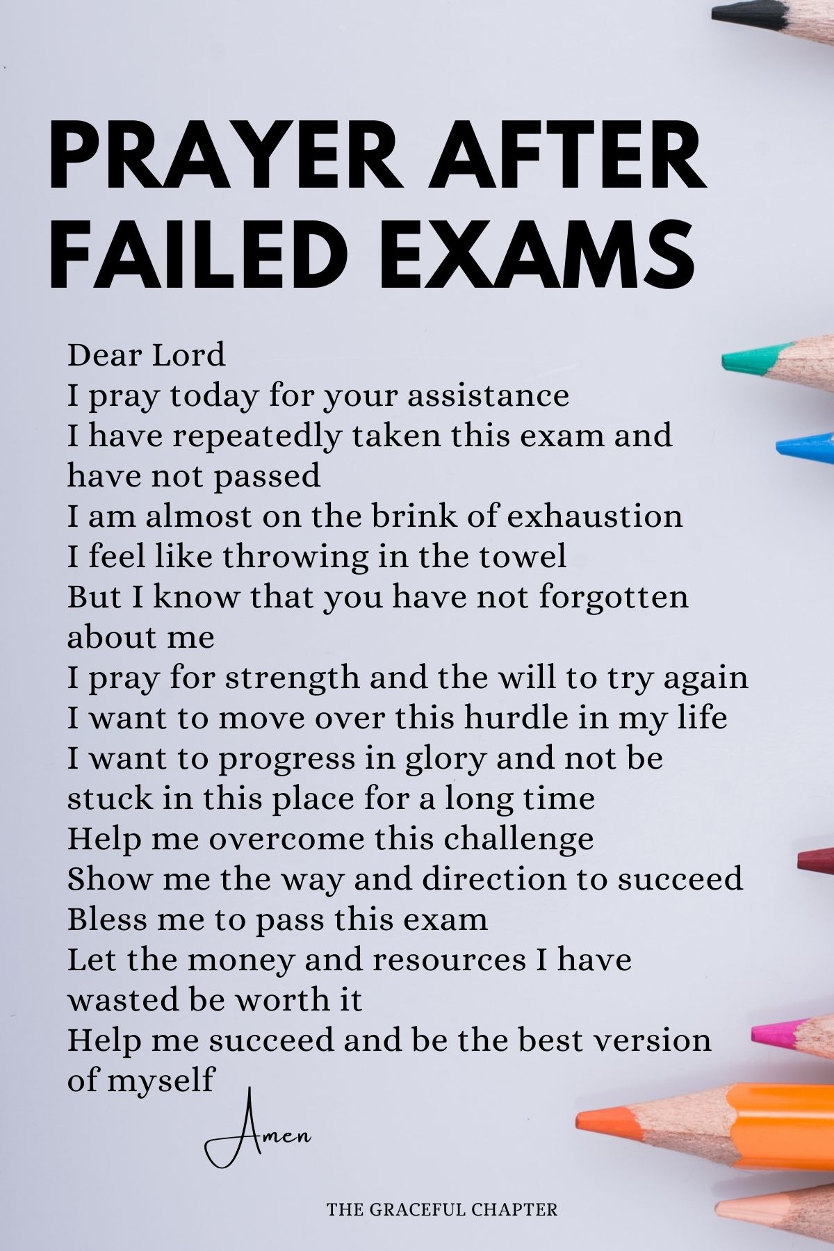 9 Short Prayers For Exams - The Graceful Chapter