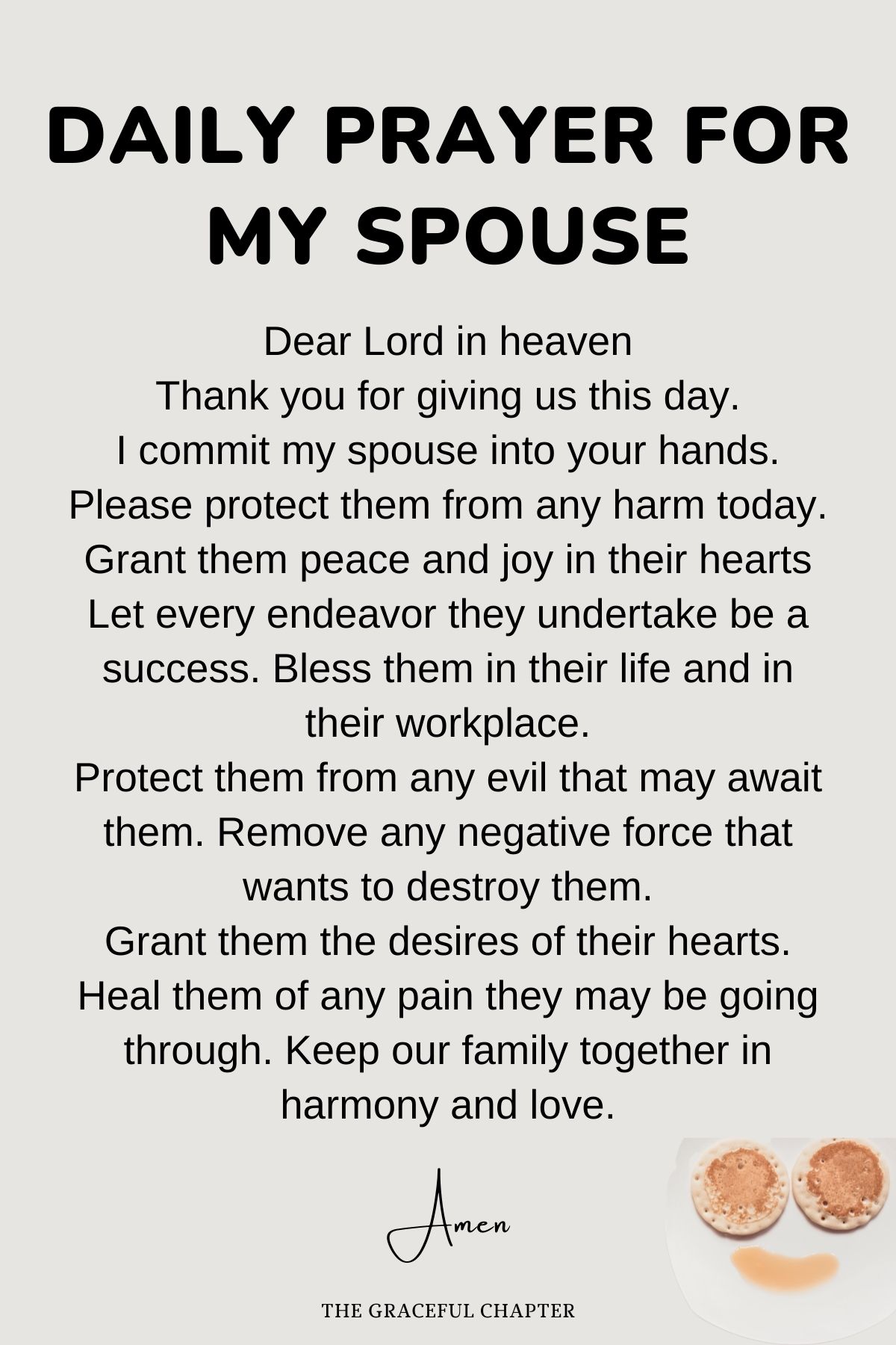 Daily Prayer for my Spouse