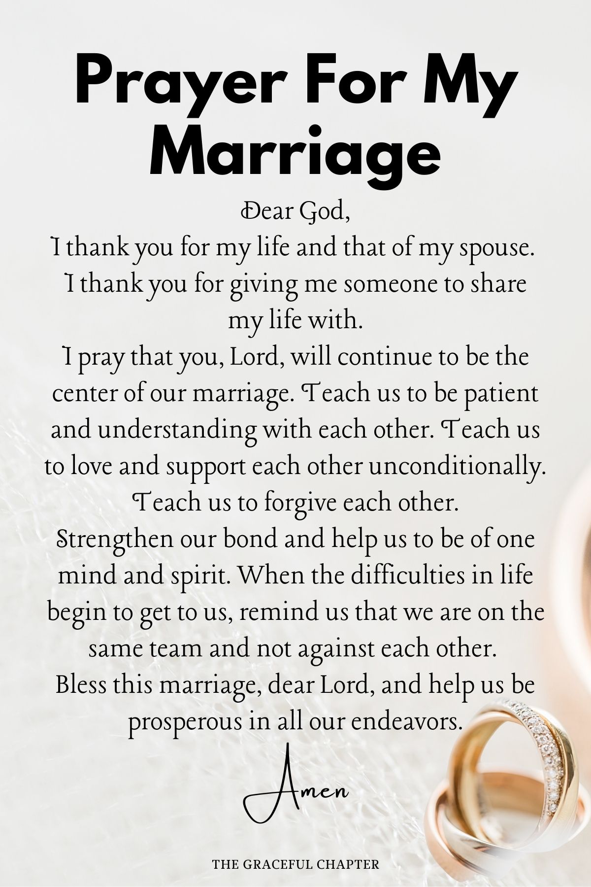 Prayer for my marriage