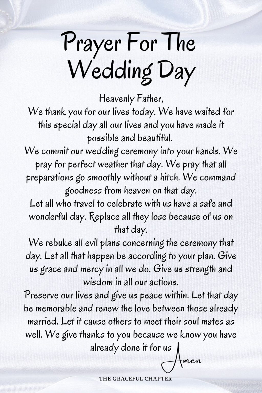 6 Prayers For Wedding The Graceful Chapter 2177