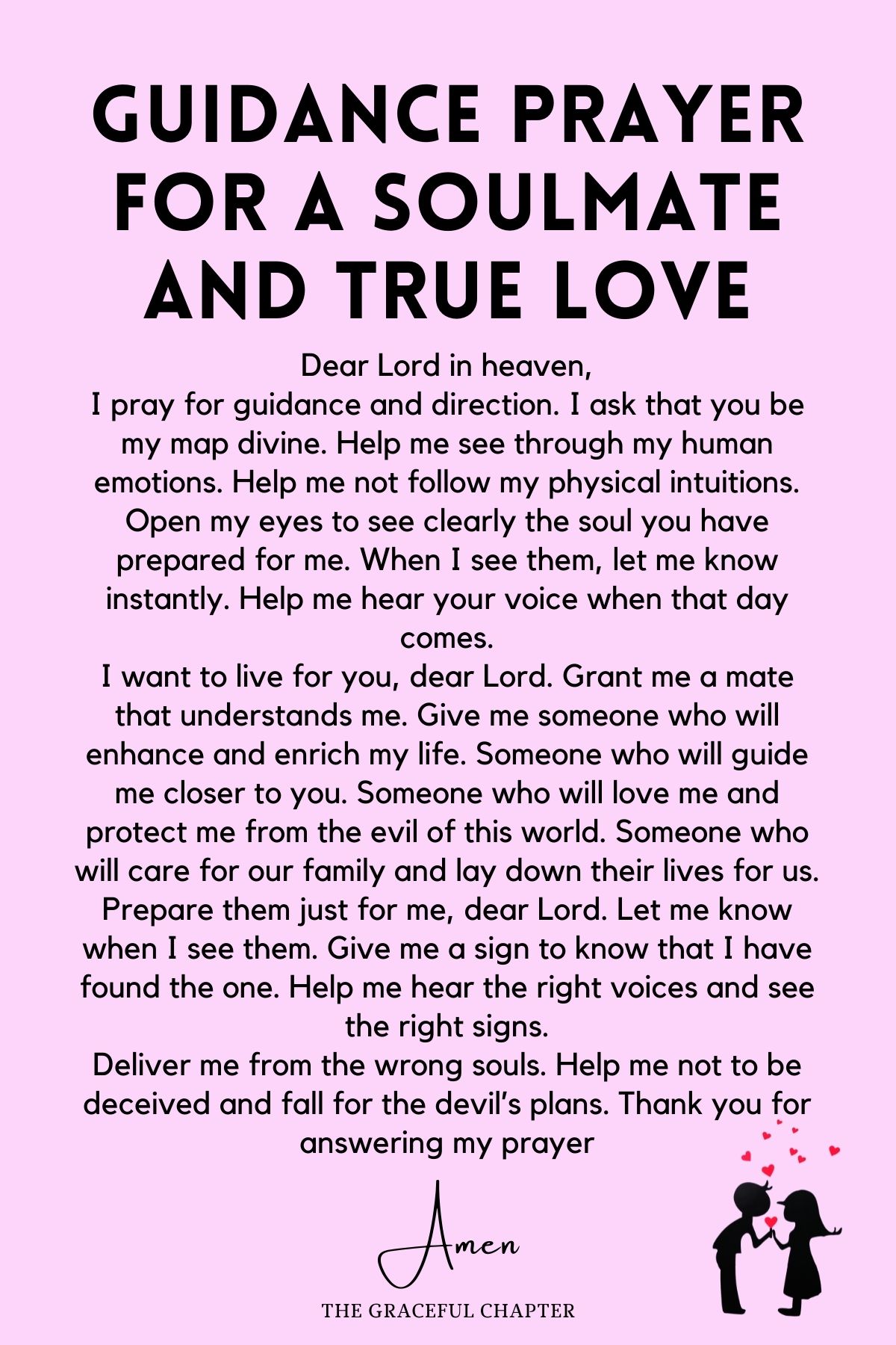 Guidance prayer for a soulmate and true love