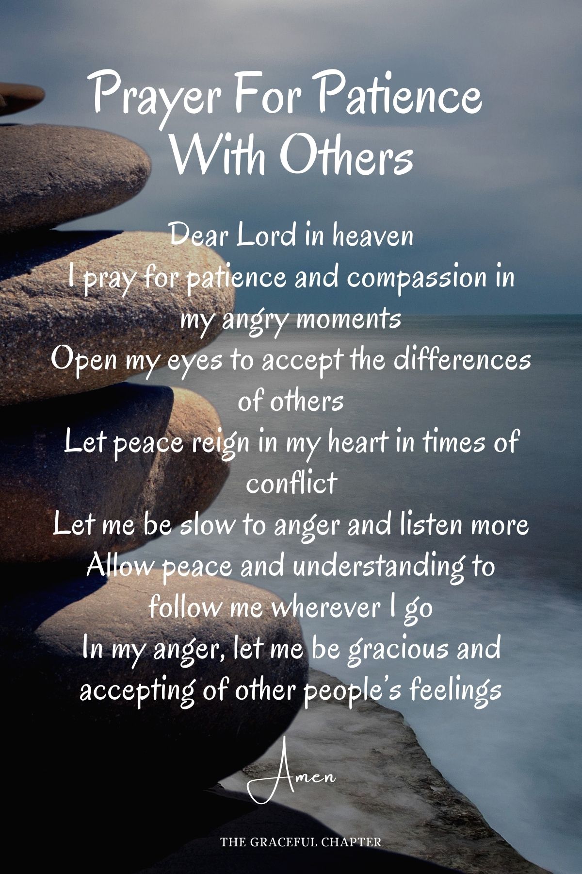 Prayer for patience with others