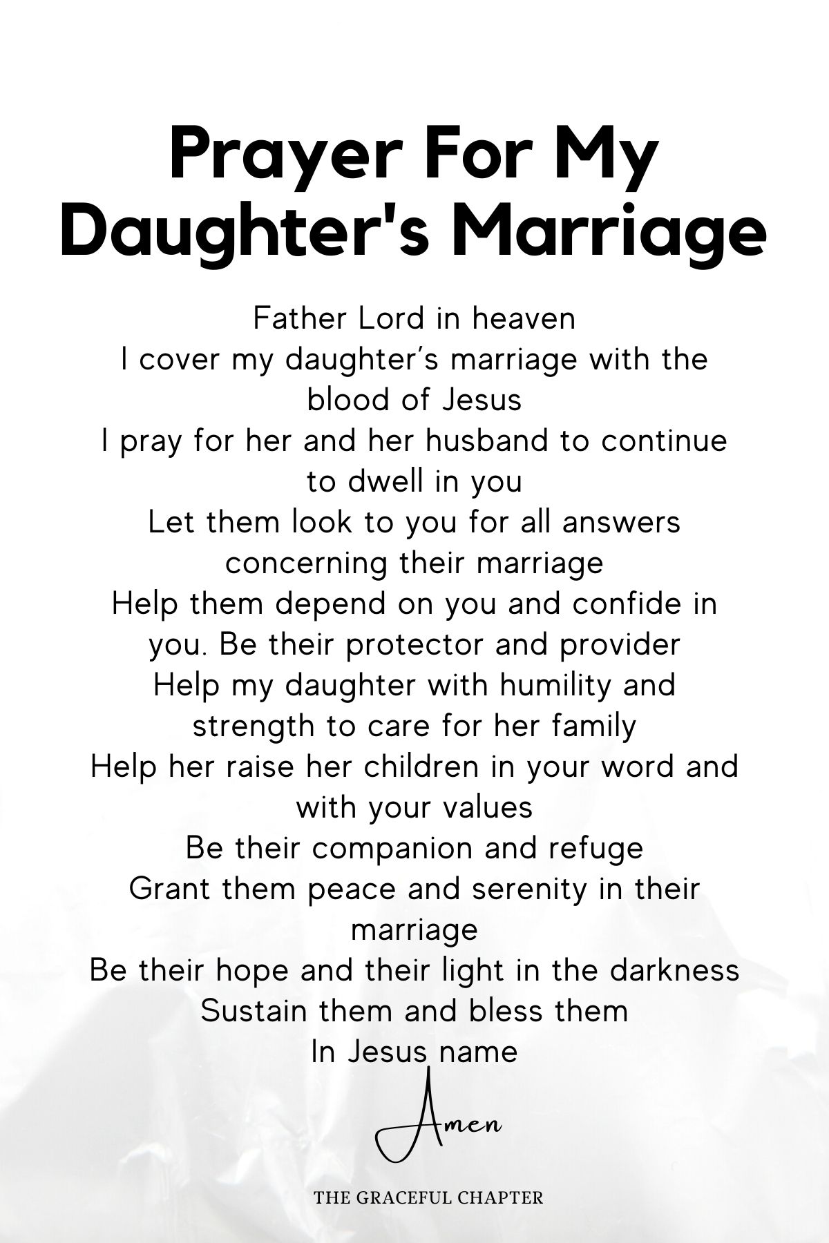  Prayer for my daughter's marriage