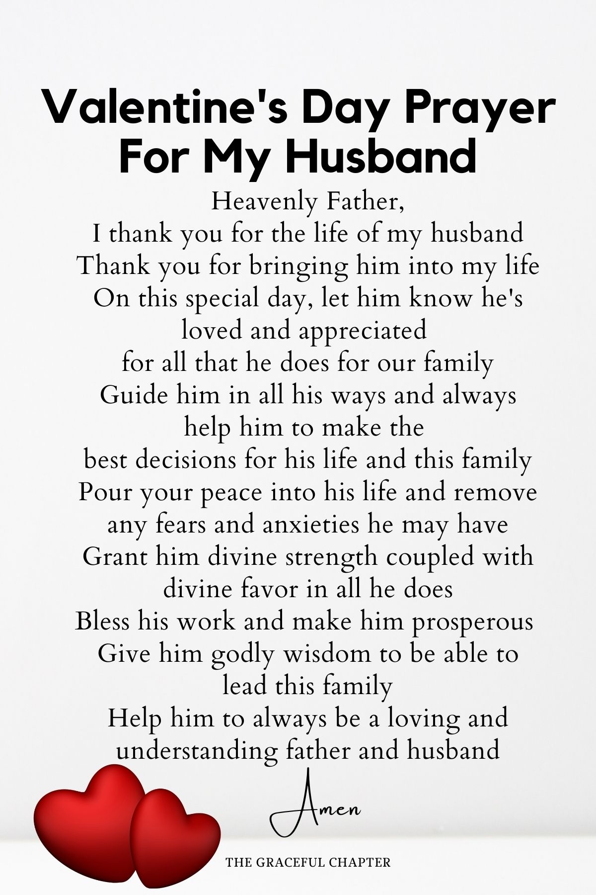 Valentine's day prayer for my husband
