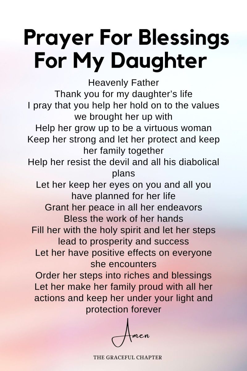 9 Prayers For My Daughter - The Graceful Chapter